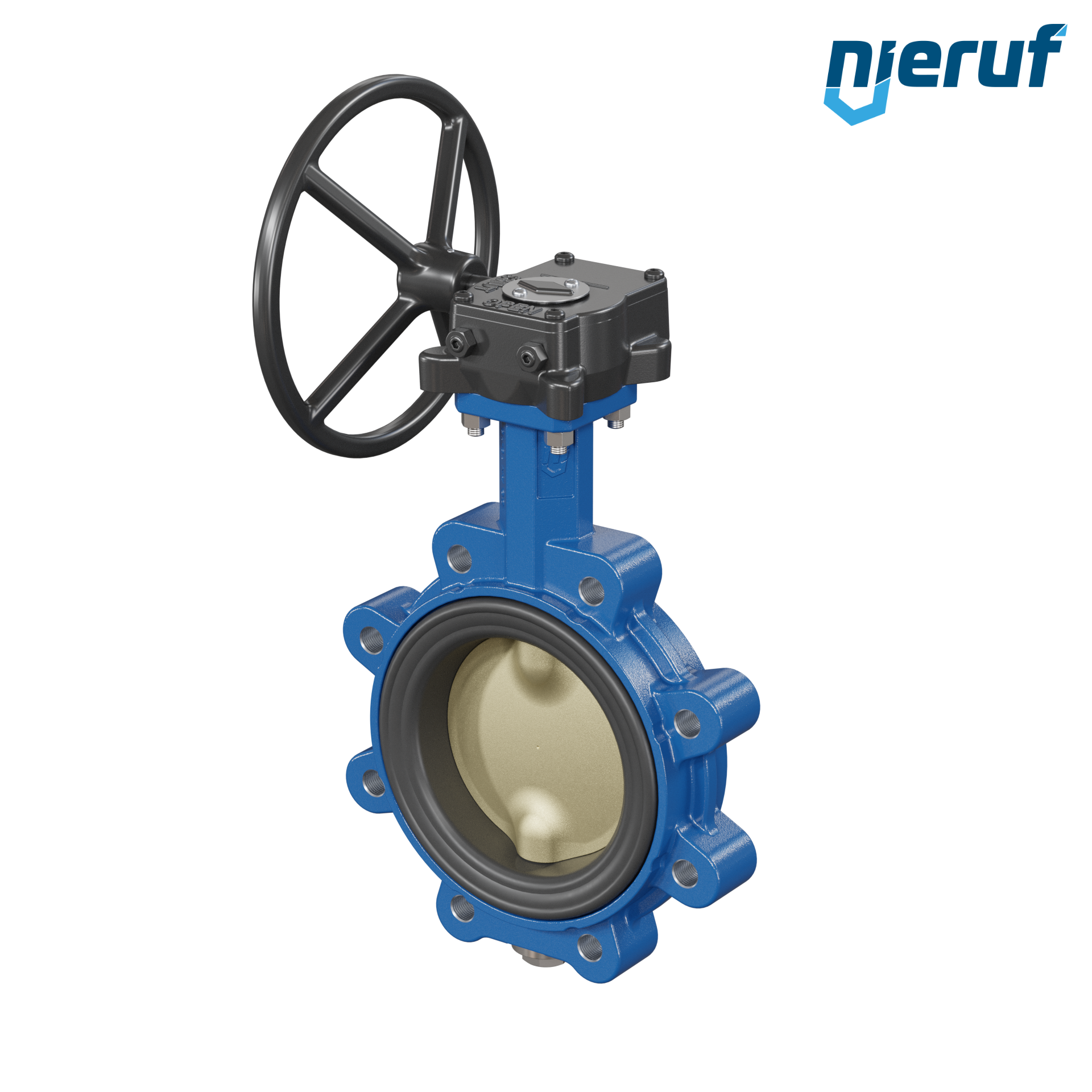 valvola a farfalla per l'acqua di mare DN 125 PN10-PN16 AK16 volantino