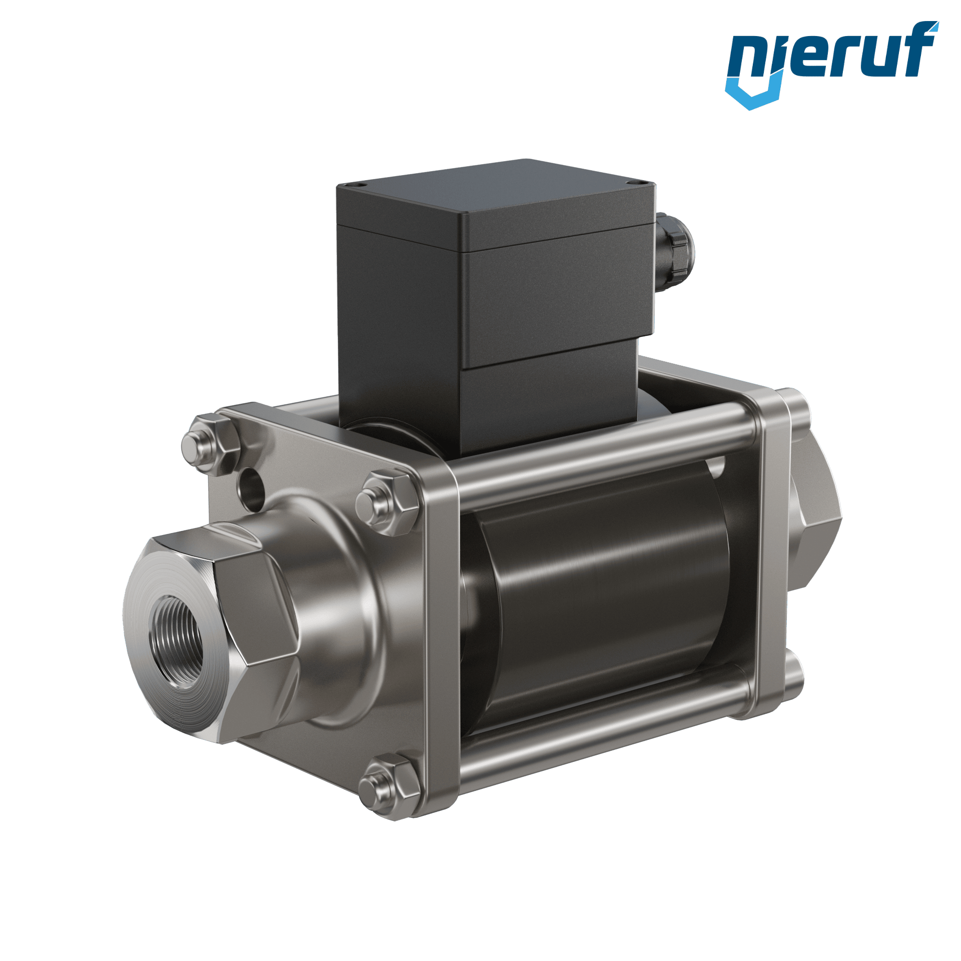 valvola coassiale ATEX CV07 1/2" pollici filettatura interna - DN15 acciaio inossidabile 230V AC NO