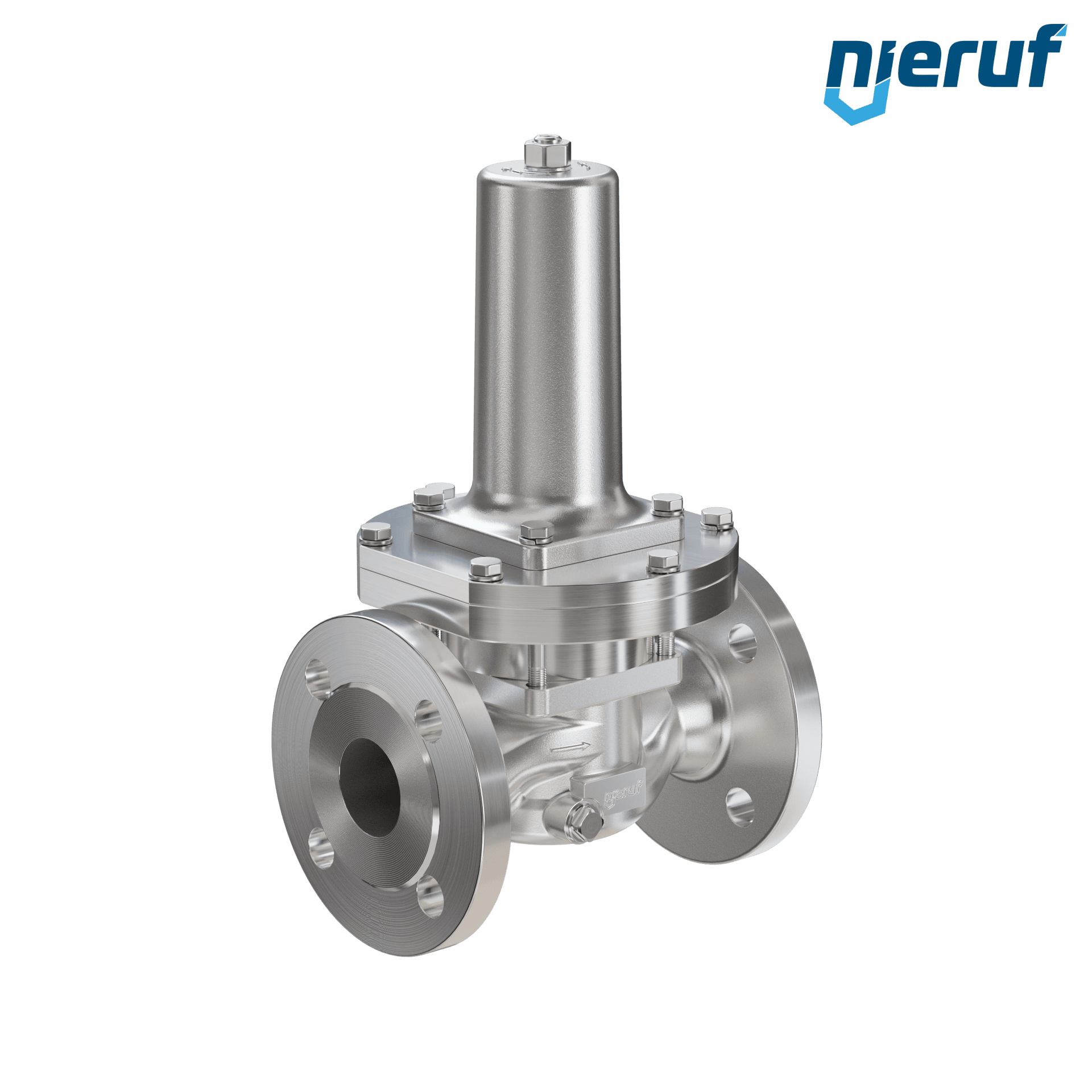 pressure reducing valve DN 40 DM13 stainless steel FPM / FKM 0.2 - 2.0 bar