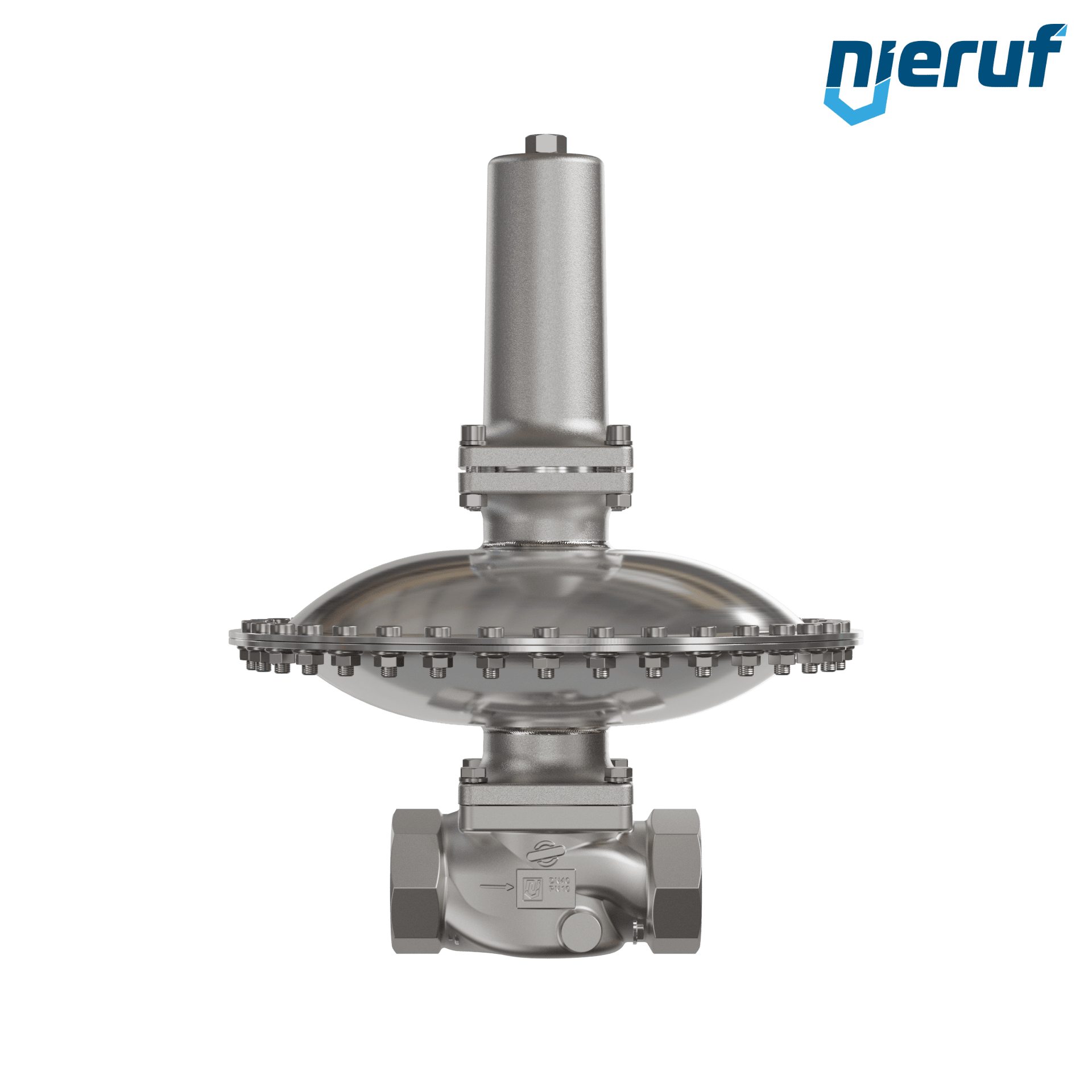 valvola di troppo pieno in millibar 1 1/2" pollici filettat. int NPT UV18 acciaio inossidabile EPDM / PTFE 50 - 500 mbar