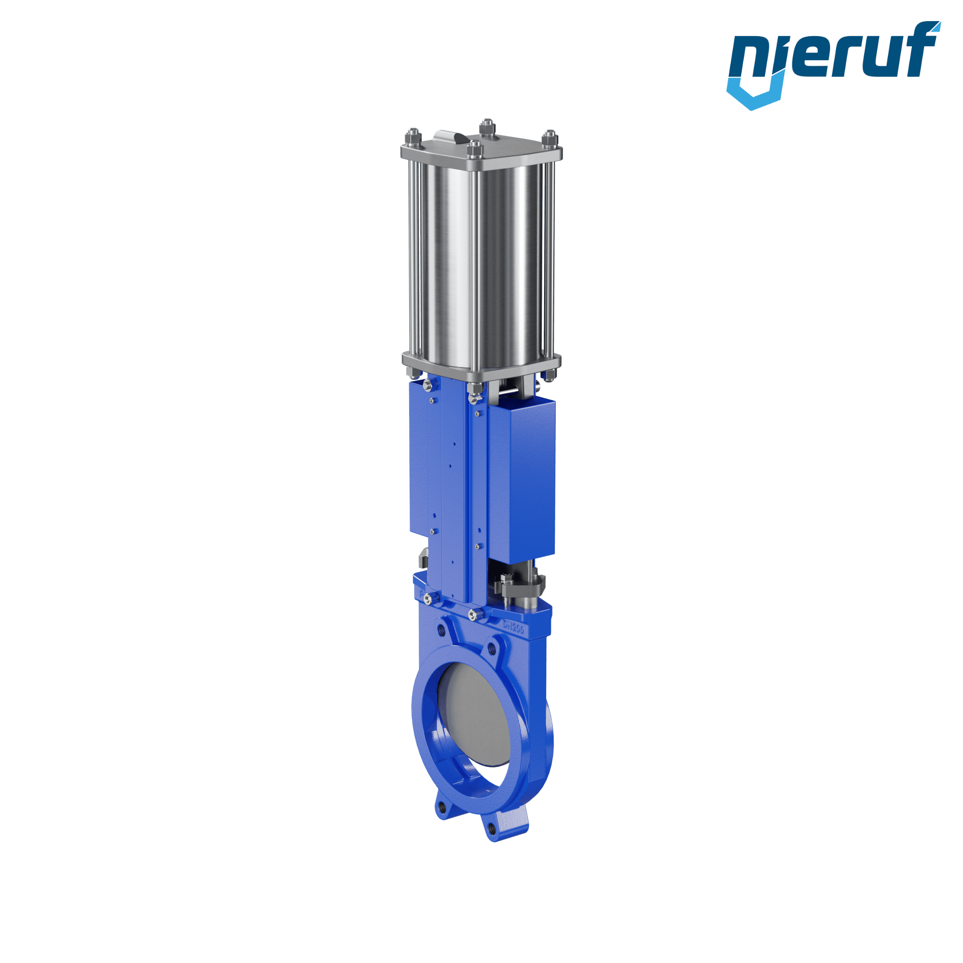 valvola a ghigliottina DN 200 SR02 NBR attuatore pneumatico a doppio effetto