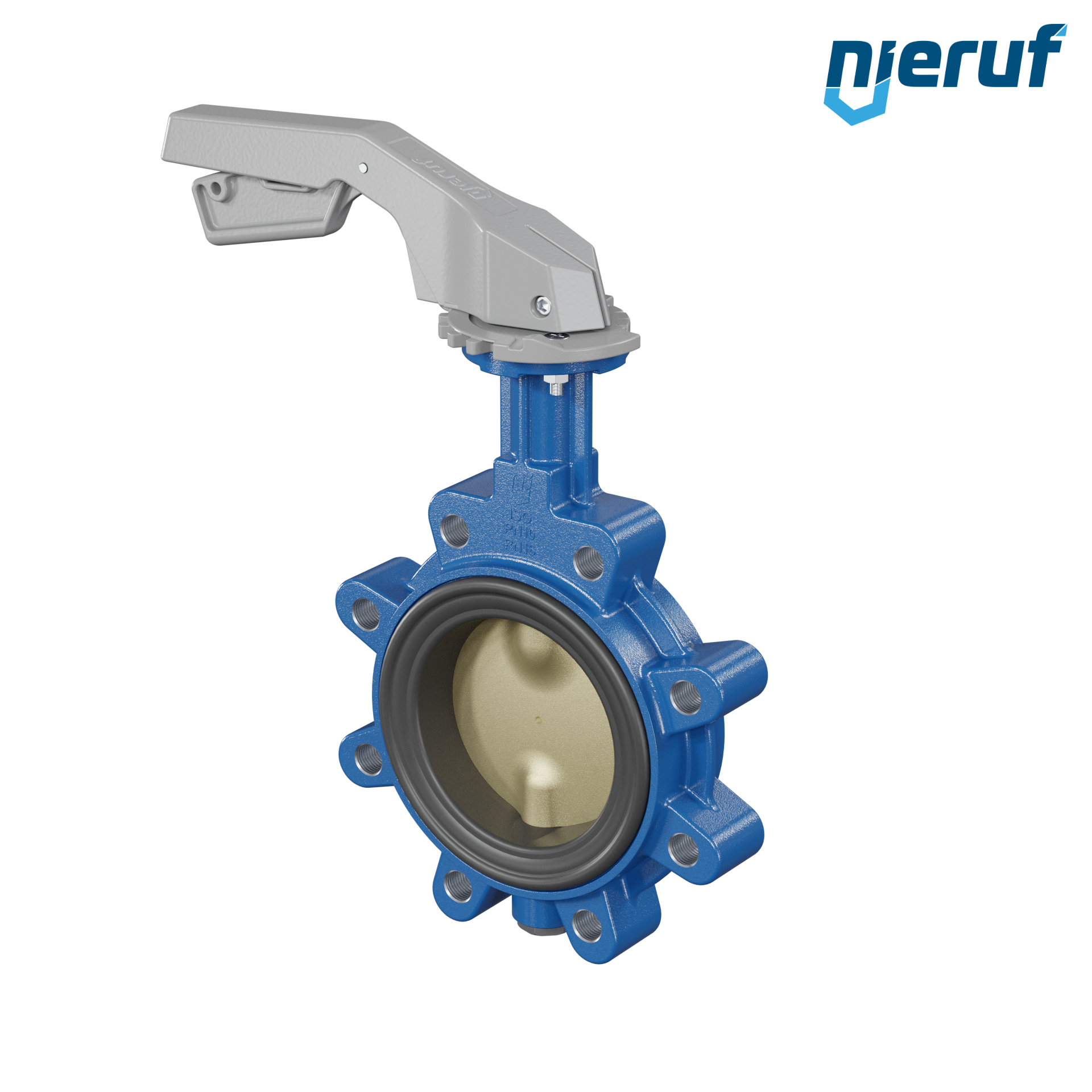 valvola a farfalla per l'acqua di mare DN 100 PN10-PN16 AK16 leva a mano