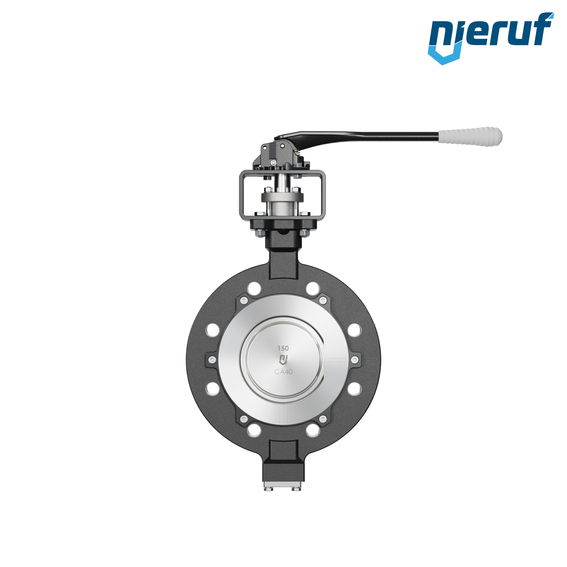 Double offset butterfly-valve AK12 DN 150 PN25-PN40 lever