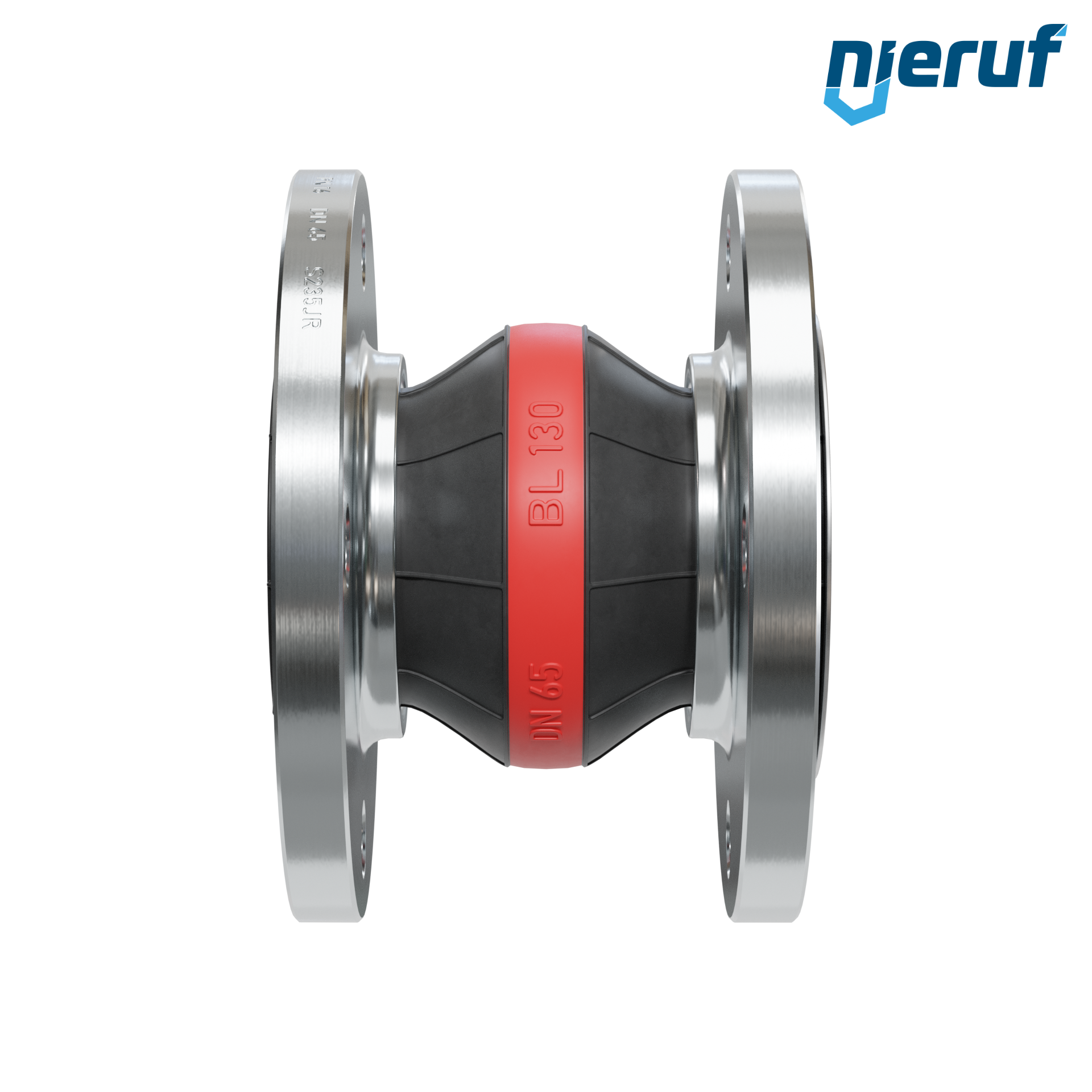 Compensatore piastra di rinforzo DN65 versione KP04 flange in acciaio EPDM