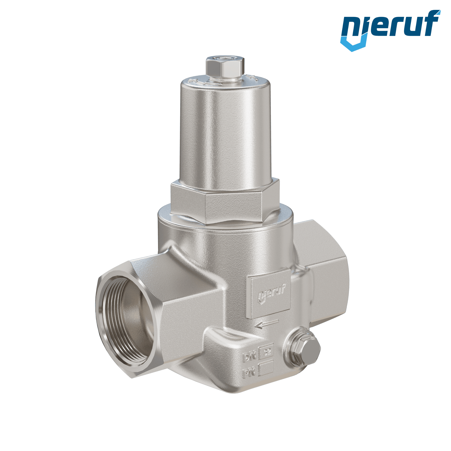 riduttori di pressione 1 1/4" pollici NPT DM21 acciaio inossidabile PTFE / EPDM / FEPM 2.0 - 5.0 bar