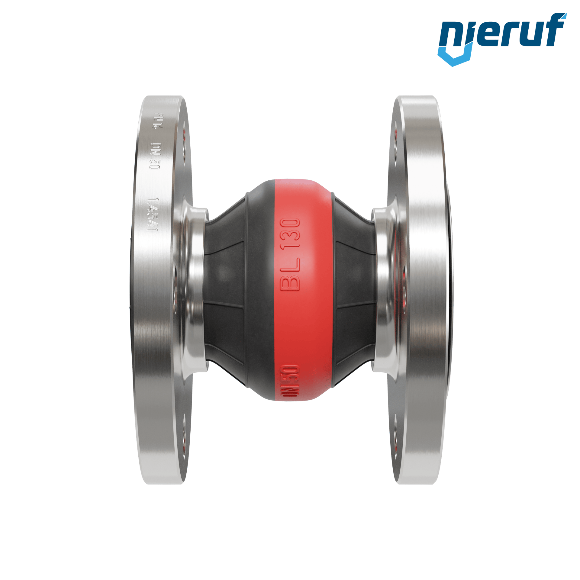 Compensatore piastra di rinforzo DN50 versione KP04 flange in acciaio inox EPDM