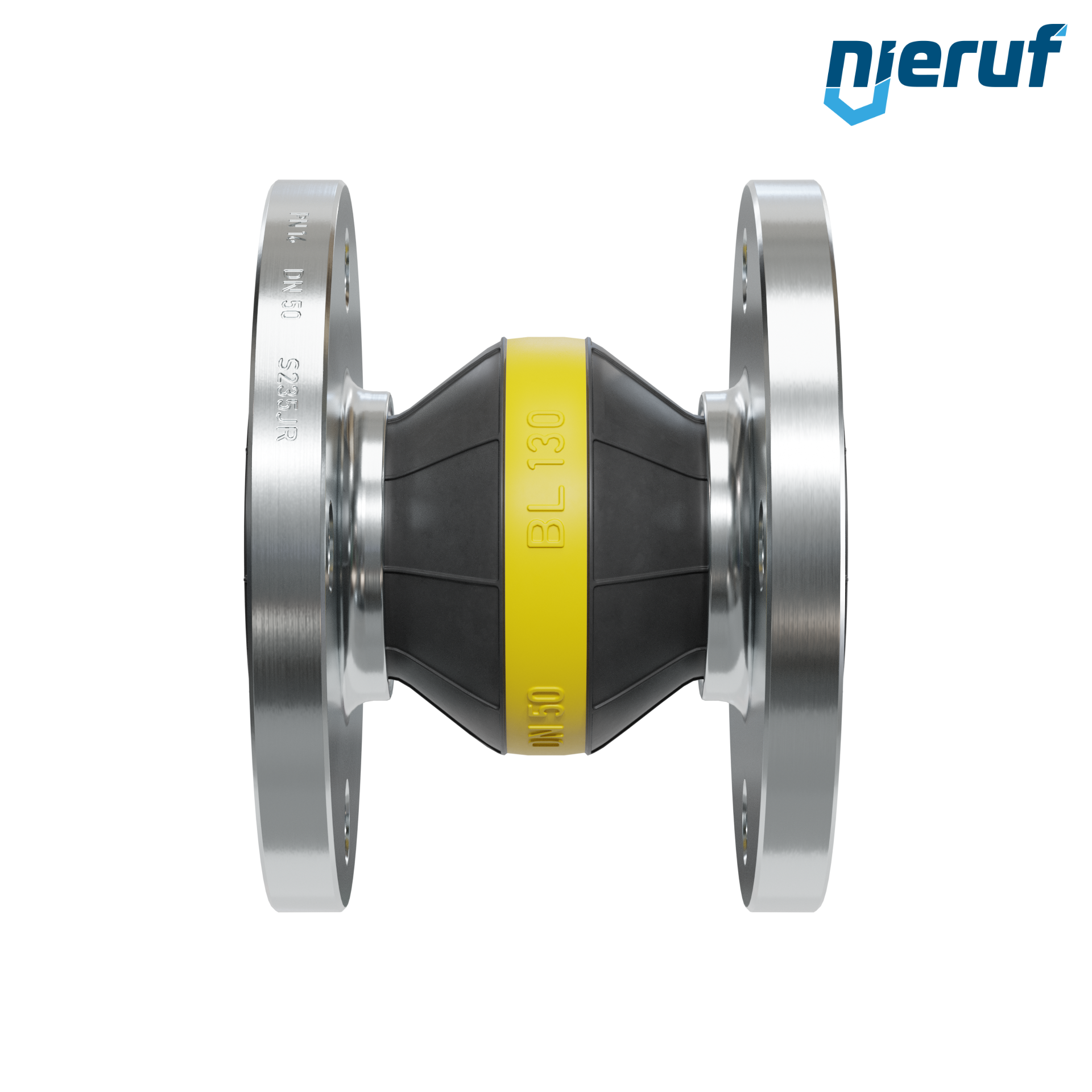 Compensatore DN50 tipo KP04 flange acciaio, manicotto NBR
