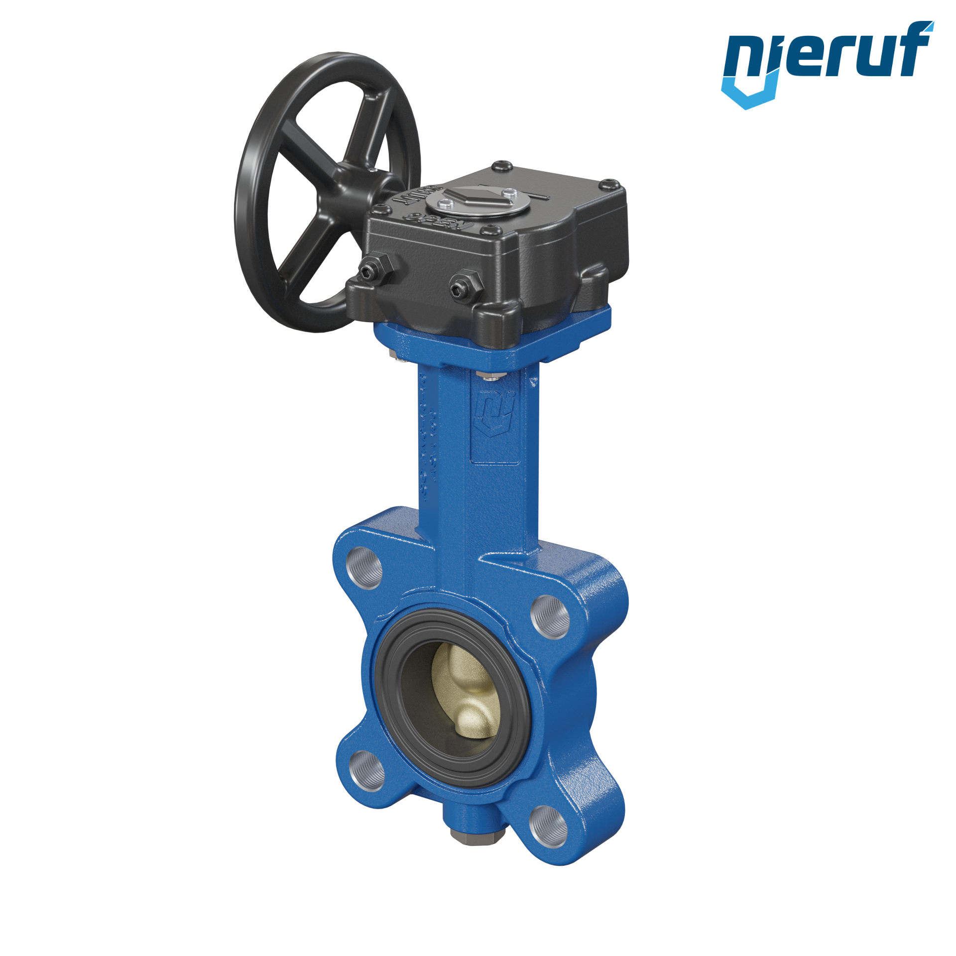 valvola a farfalla per l'acqua di mare DN 32 PN10-PN16 AK16 volantino