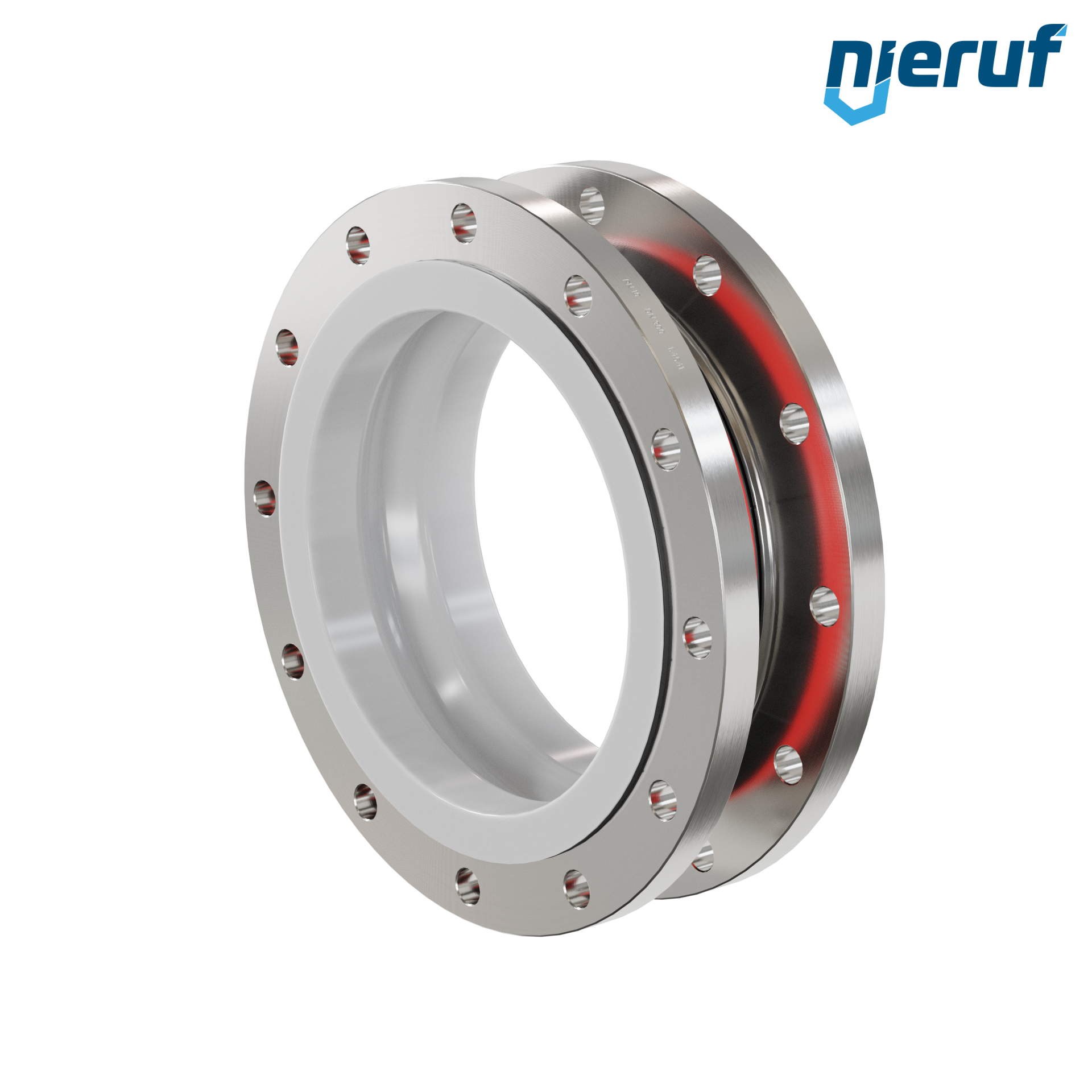 Compensatore rivestimento in PTFE DN300 versione KP04 flange in acciaio inox EPDM