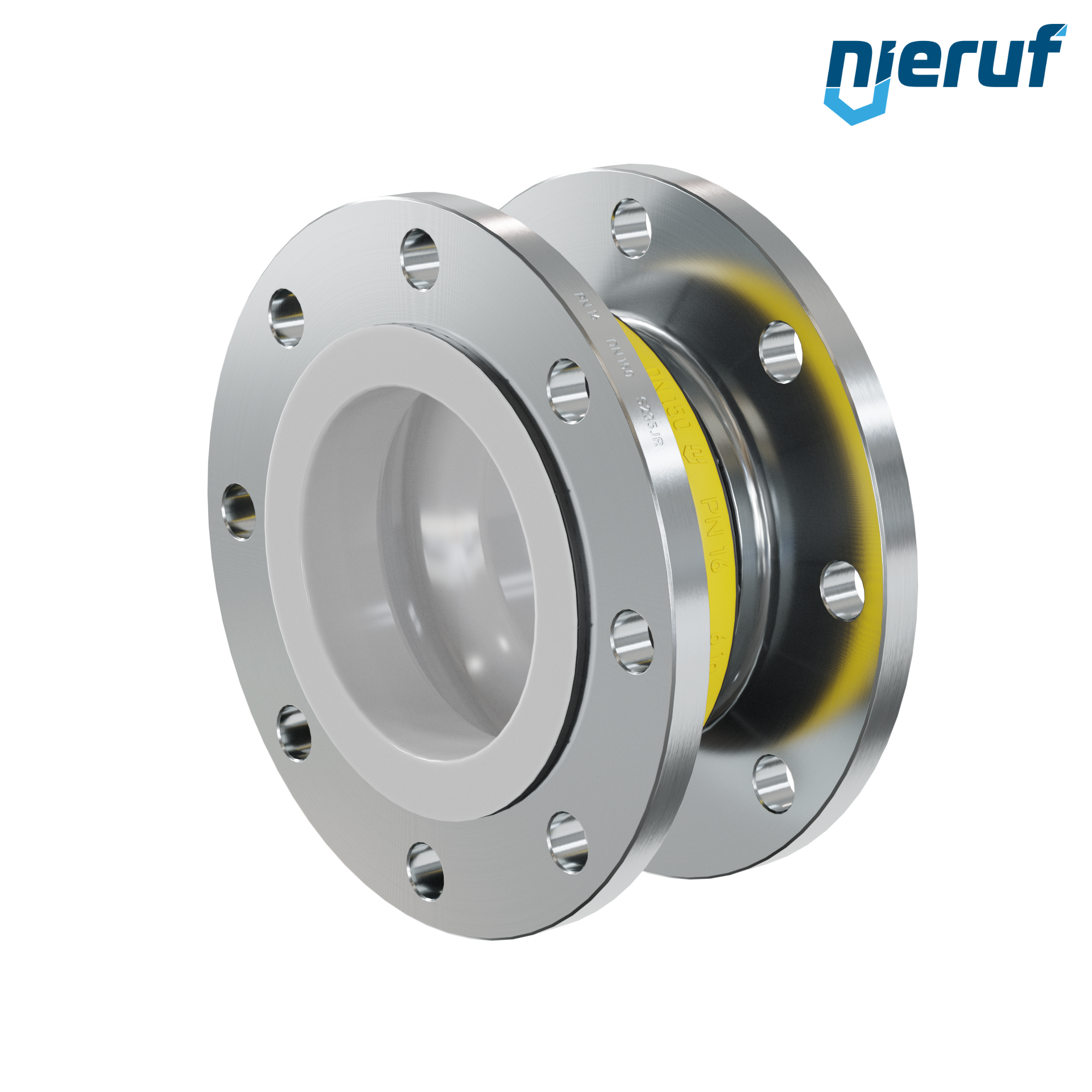 Compensatore rivestimento in PTFE DN150 versione KP04 flange in acciaio NBR
