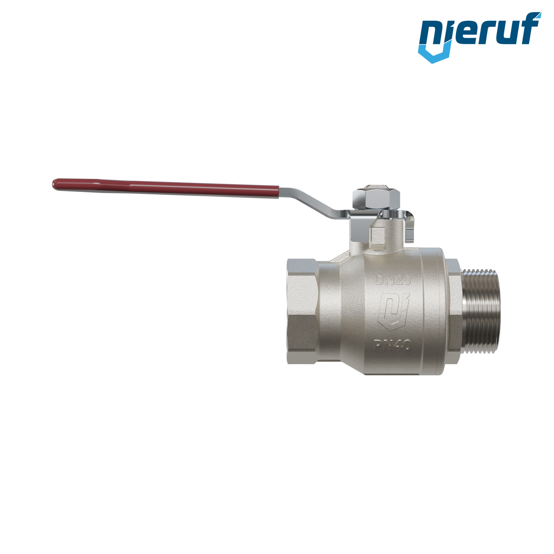 valvola a sfera a 2 vie DN20 - 3/4" pollici GK01 filettatura F x M