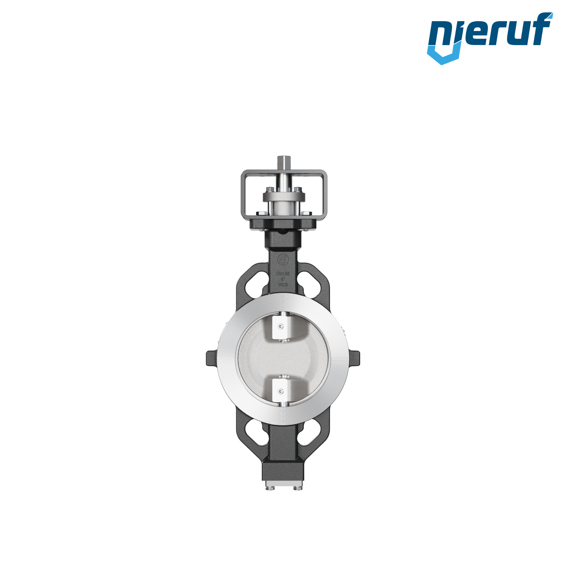 valvola a farfalla doppio eccentrico AK11 DN 150 PN10-40 ANSI150-300 asse nudo