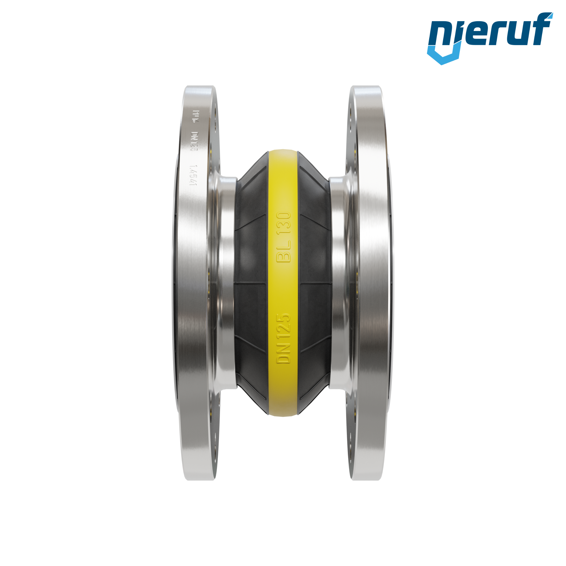 Compensatore rivestimento in PTFE DN125 versione KP04 flange in acciaio inox NBR