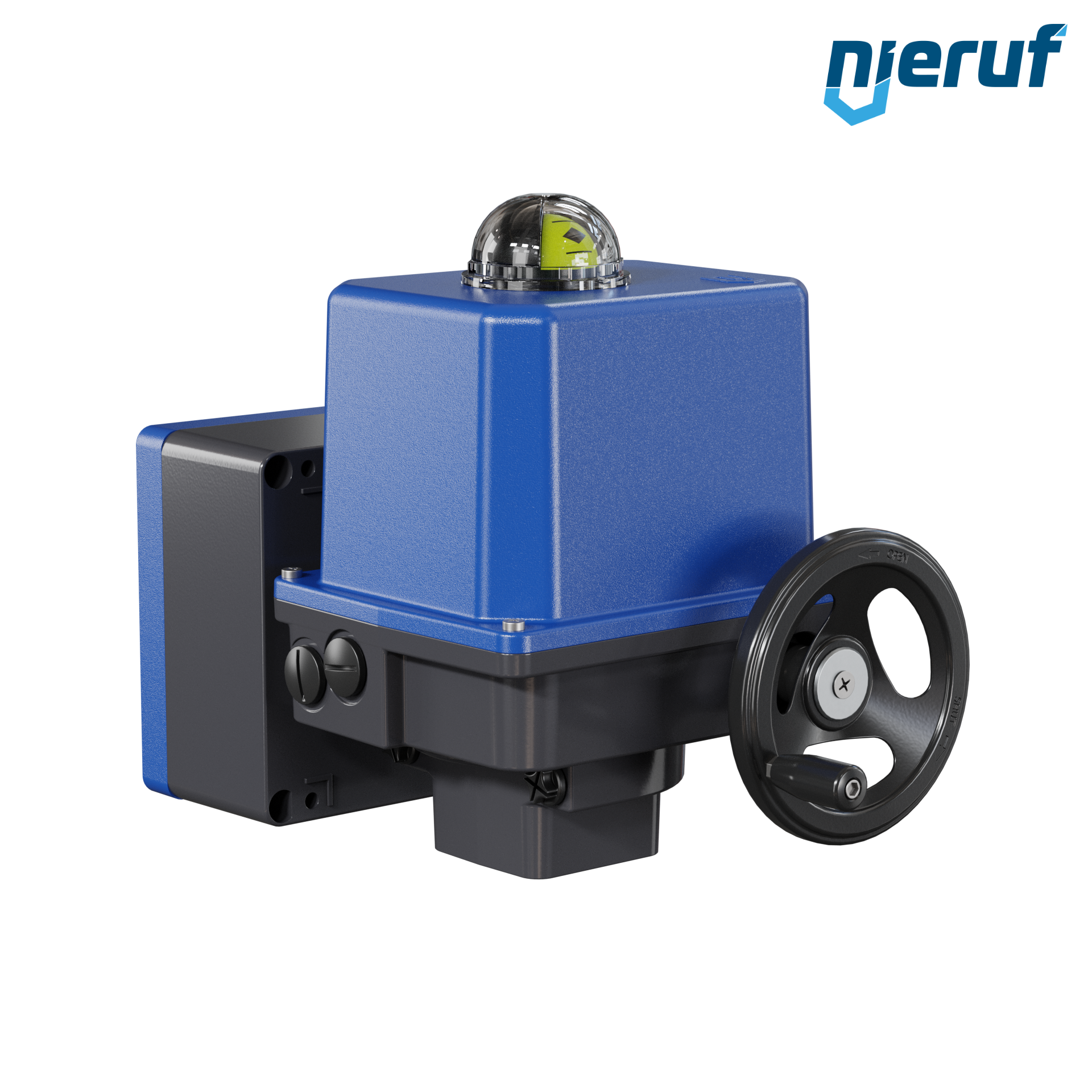 Attuatore elettrico da 1/4 di giro AN03 PSQ103AMS12 con protezione contro le interruzioni di corrente - 360-575V AC 130Nm IP67 ISO 5211 F05-F07