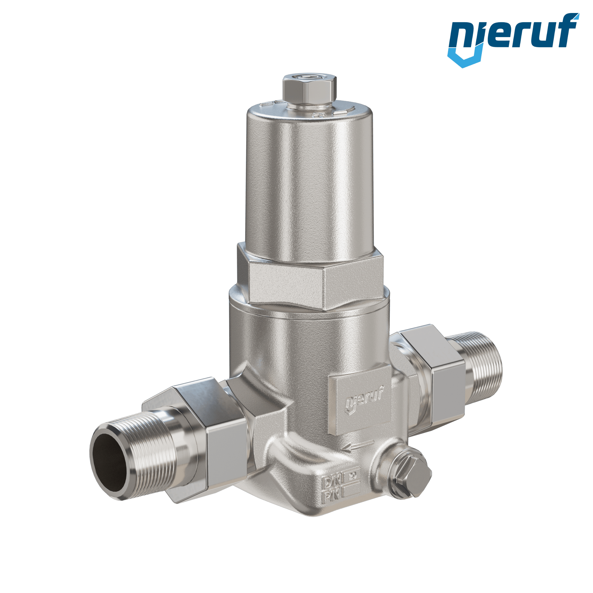 Druckminderer Außengewinde 3/4" Zoll DM19 Edelstahl EPDM FDA 0,5 - 9,0 bar