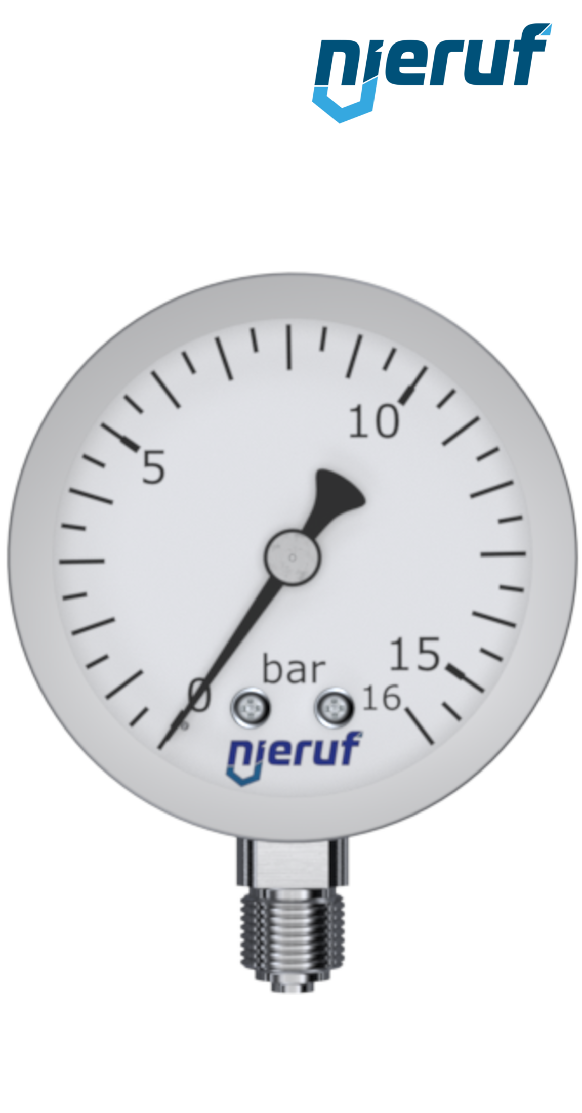 Manometer G 1/4" radial 63 mm Edelstahl MM06 0 - 4,0 bar