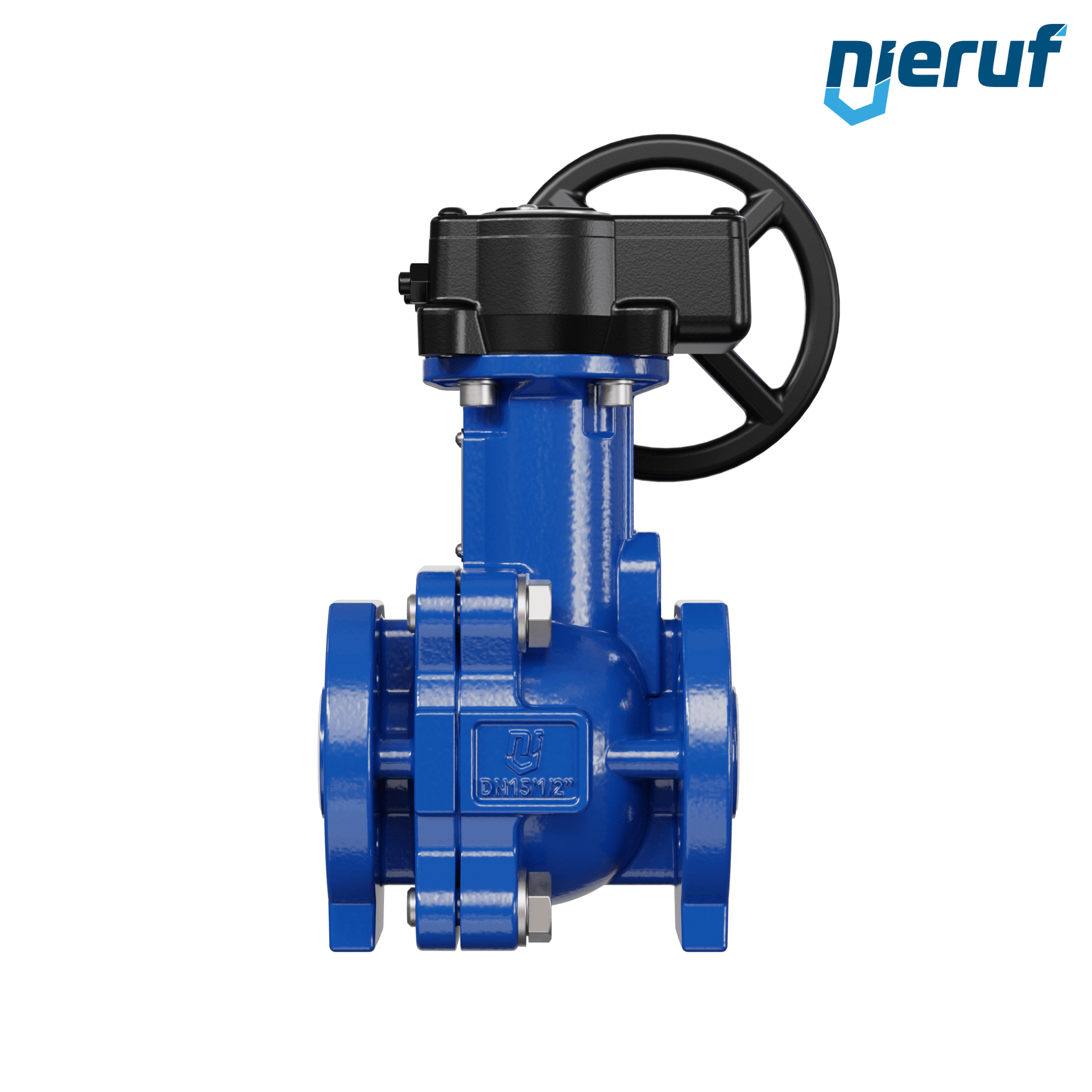 valvola a sfera flangiata PFA FK13 DN15 - 1/2" pollici ANSI 150 inghisa sferoidale 5.3103 con volantino manuale