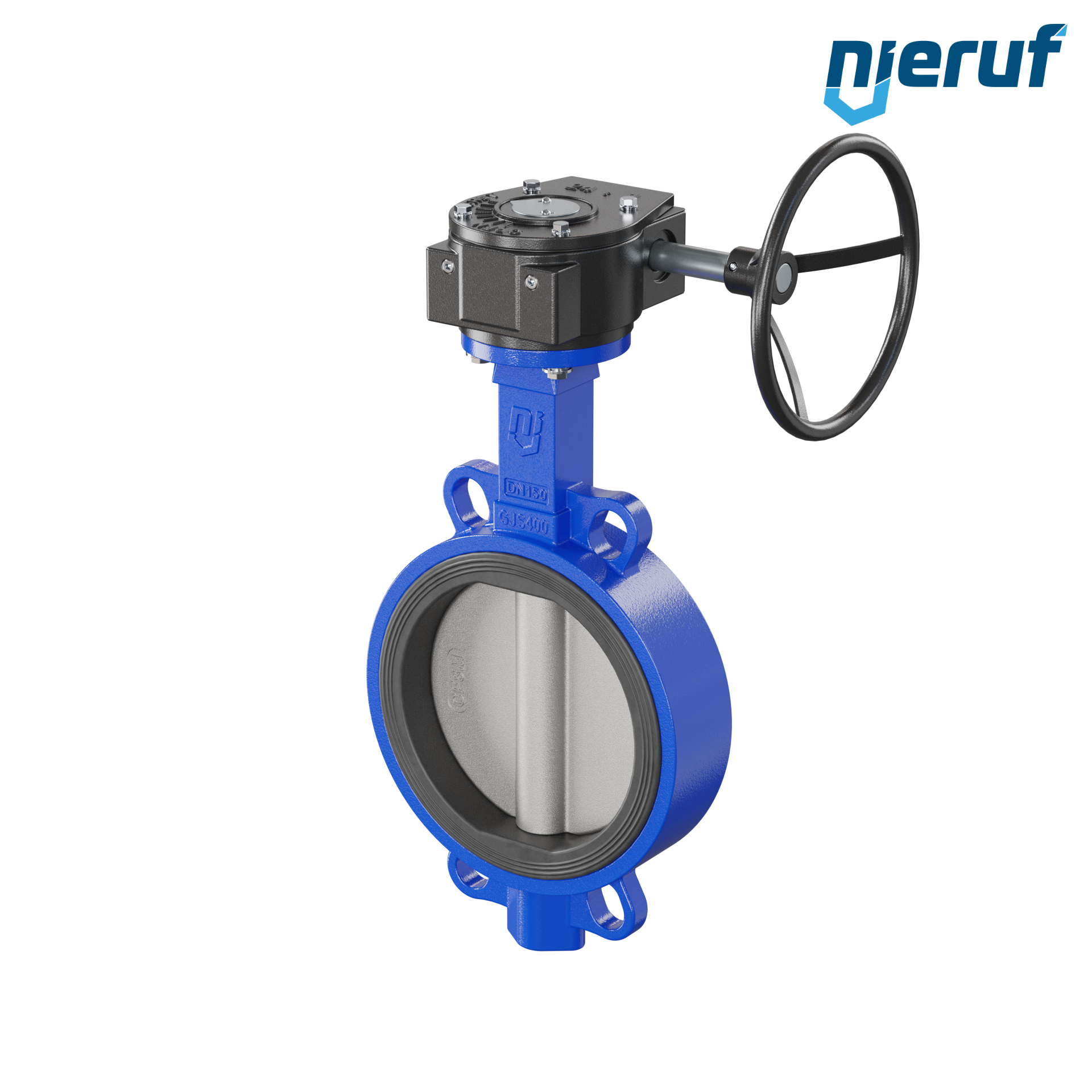 valvola a farfalla DN 150 PN16 AK05 NBR volantino