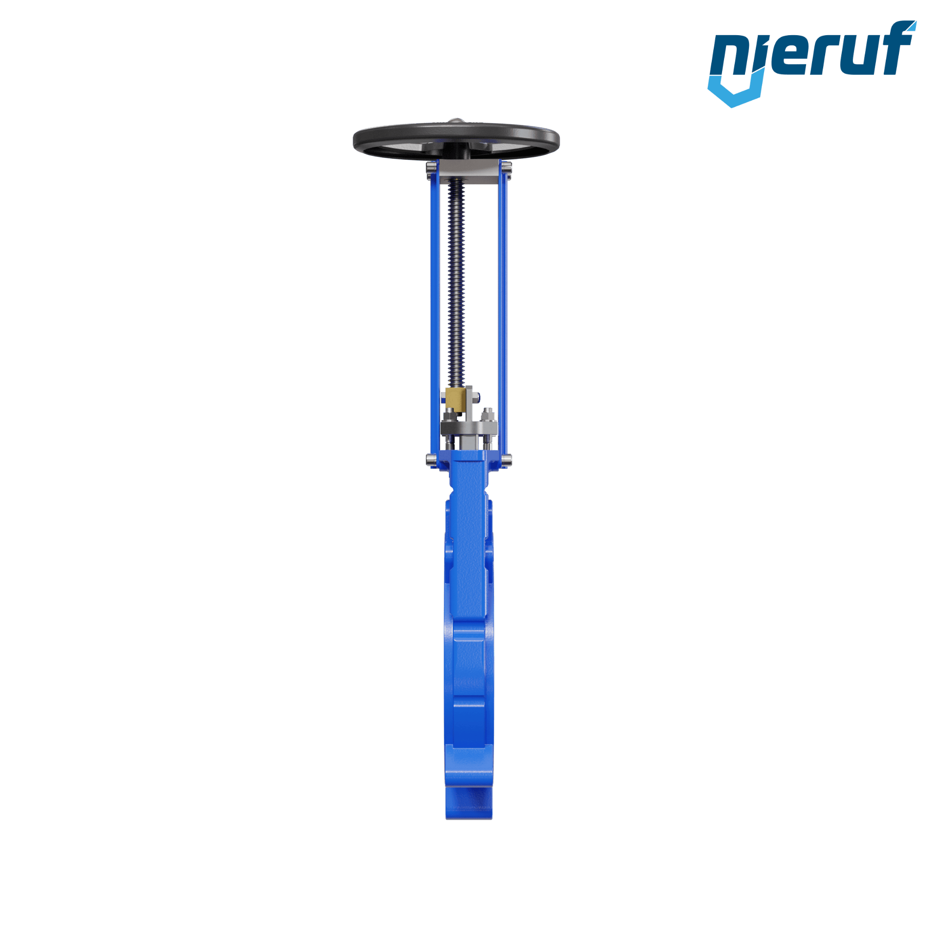 valvola a ghigliottina DN 300 SR01 NBR manovella / volante