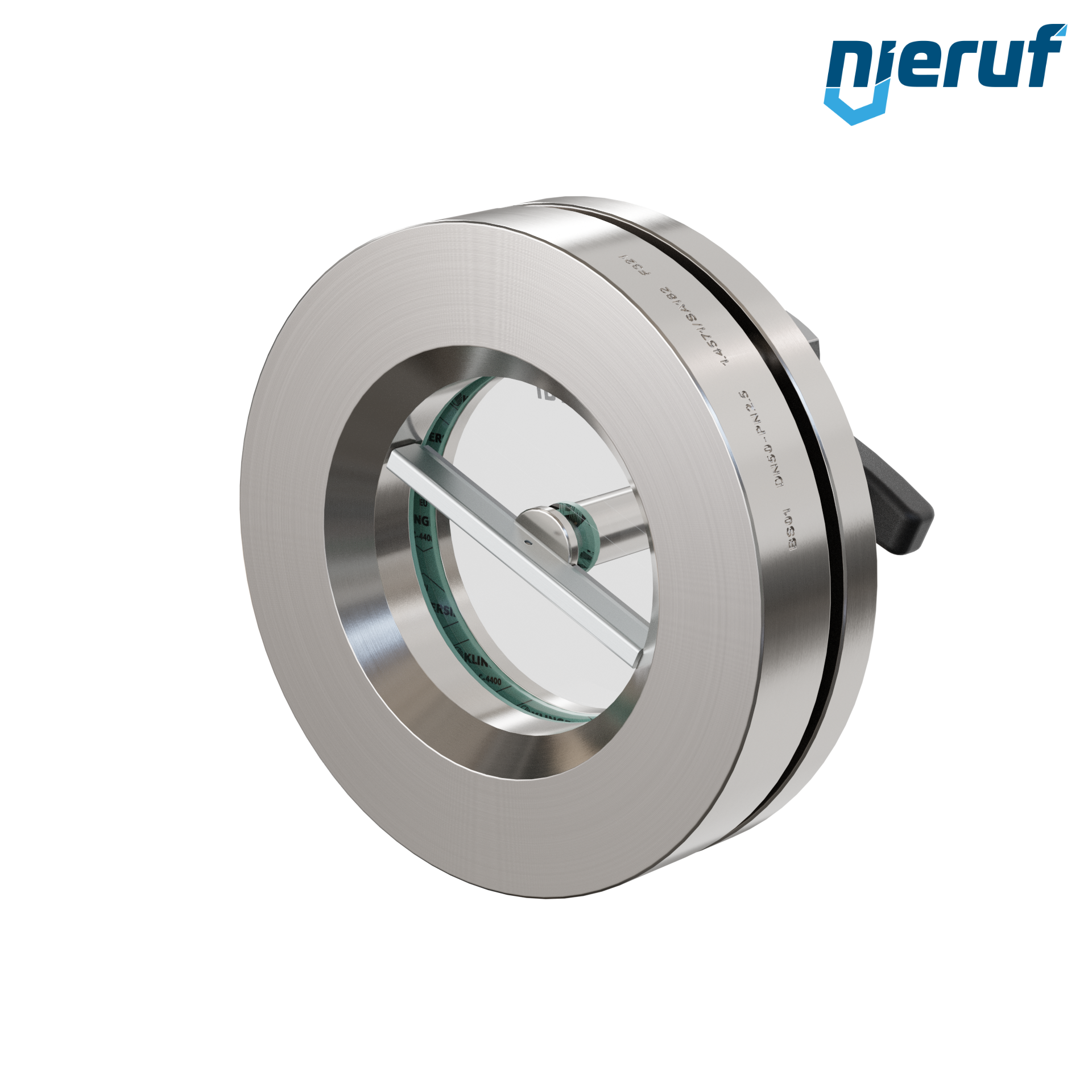 oblò di osservazione per serbatoi con tergicristallo in PTFE DN50 BS01 acciaio inossidabile 1.4571 vetro borosilicato 2,5bar