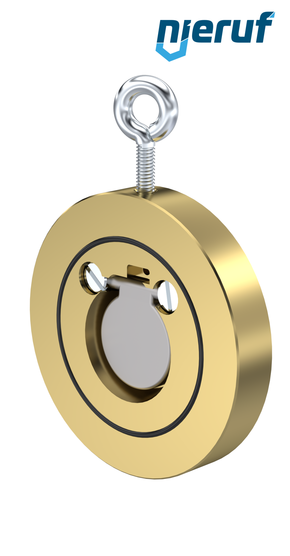 Zwischenflansch-Rückschlagklappe DN32 ZR09 Alubronze 2.0975 NBR