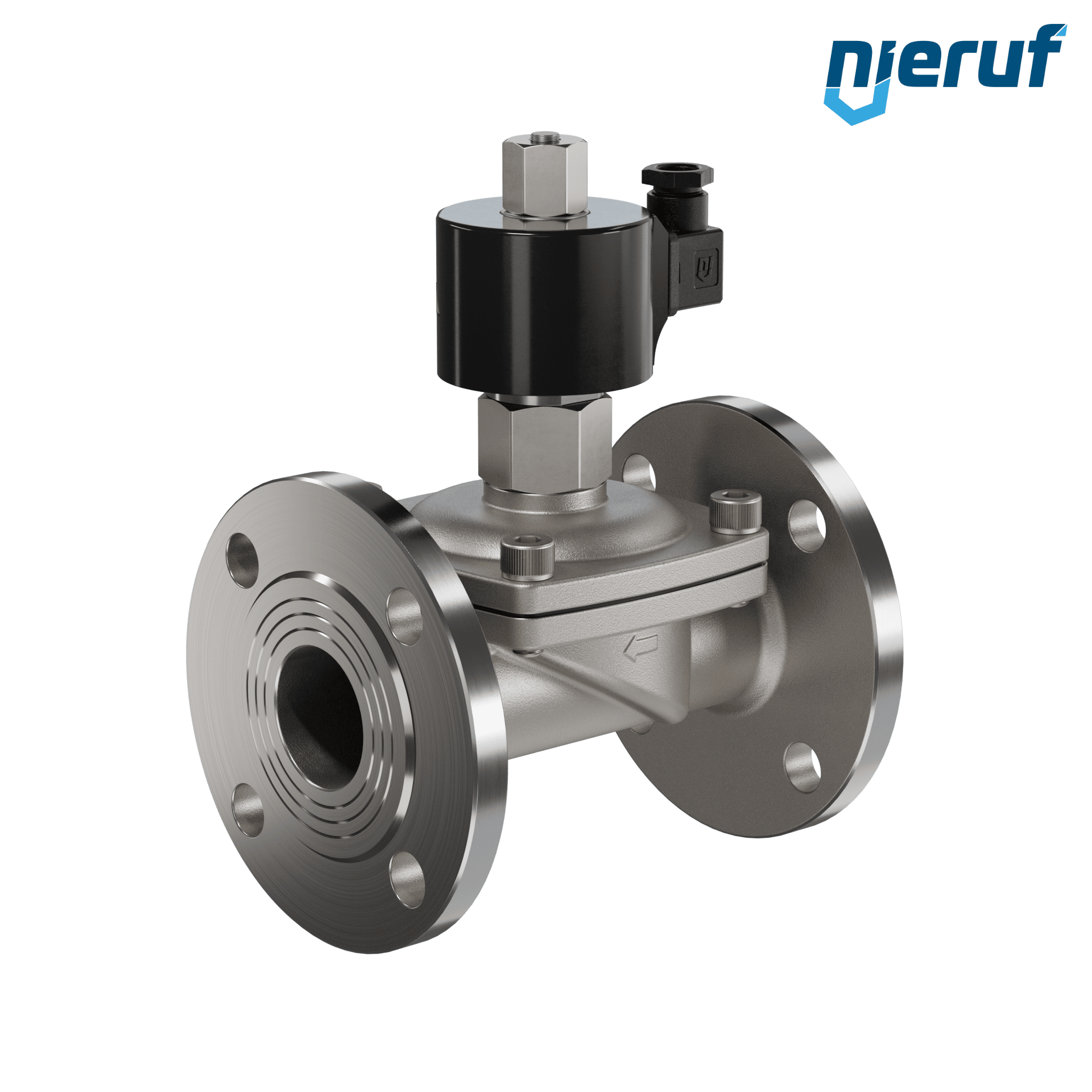 flangia elettrovalvola DN50 acciaio inossidabile FV01 EPDM 24V DC NO