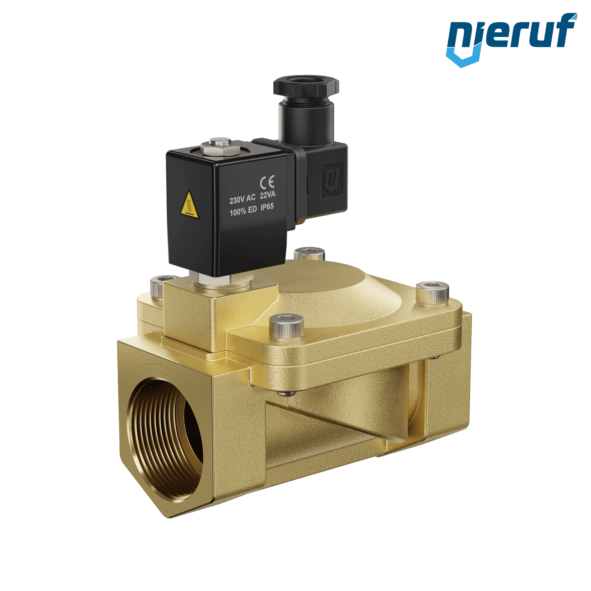 elettrovalvola G 1 1/2" pollici ottone MV05 EPDM 230V 50Hz