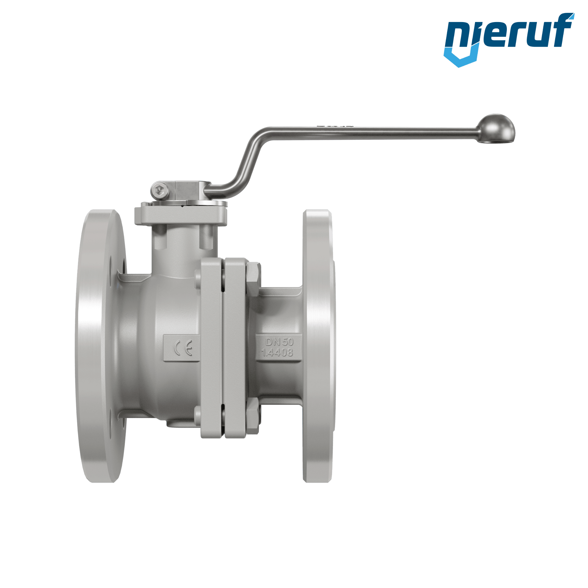 valvola a sfera flangiata per alte temperature FK12 DN50 Antimonio-Carbone guarnizione