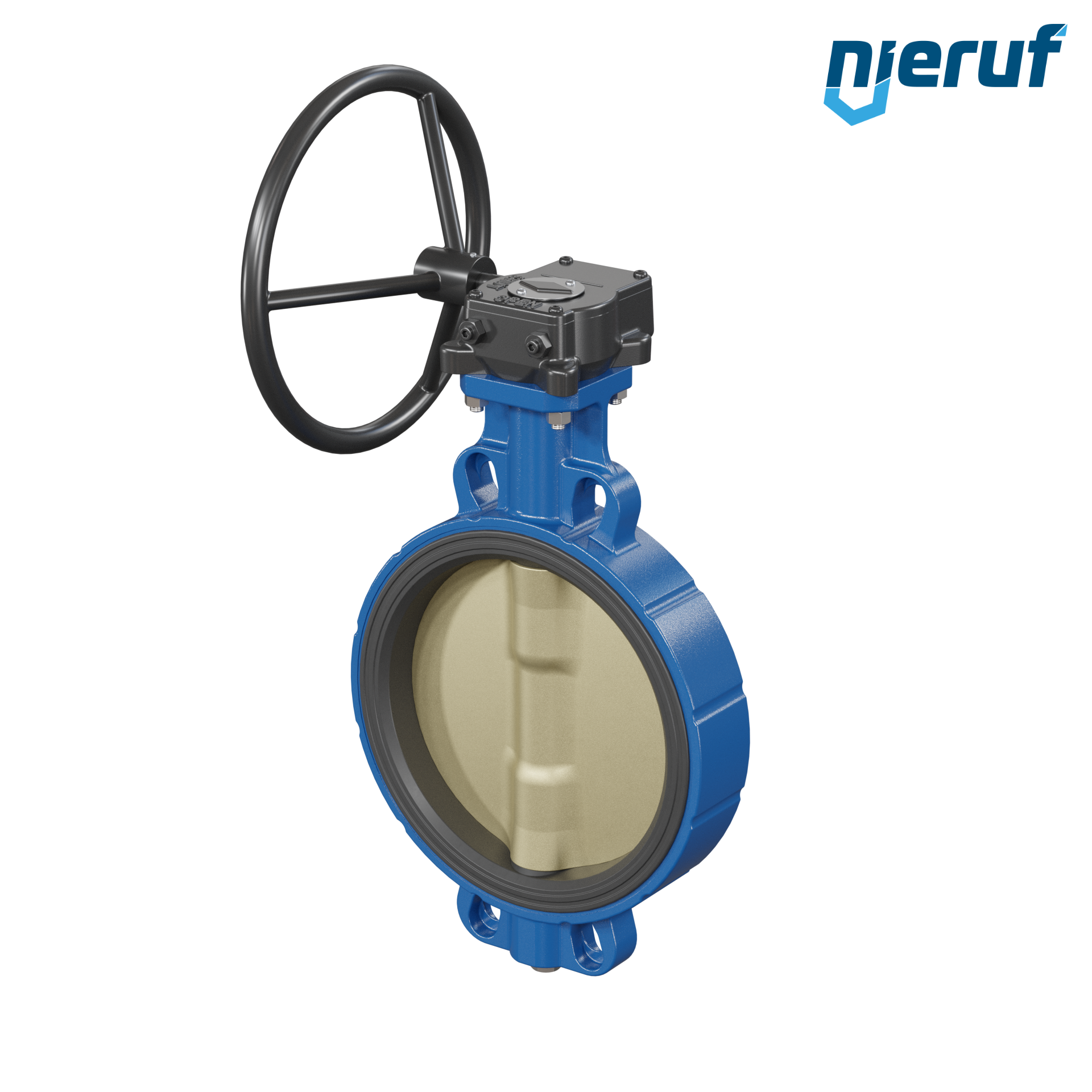 valvola a farfalla per l'acqua di mare DN 250 PN6-PN10-PN16 & ANSI150 AK15 volantino
