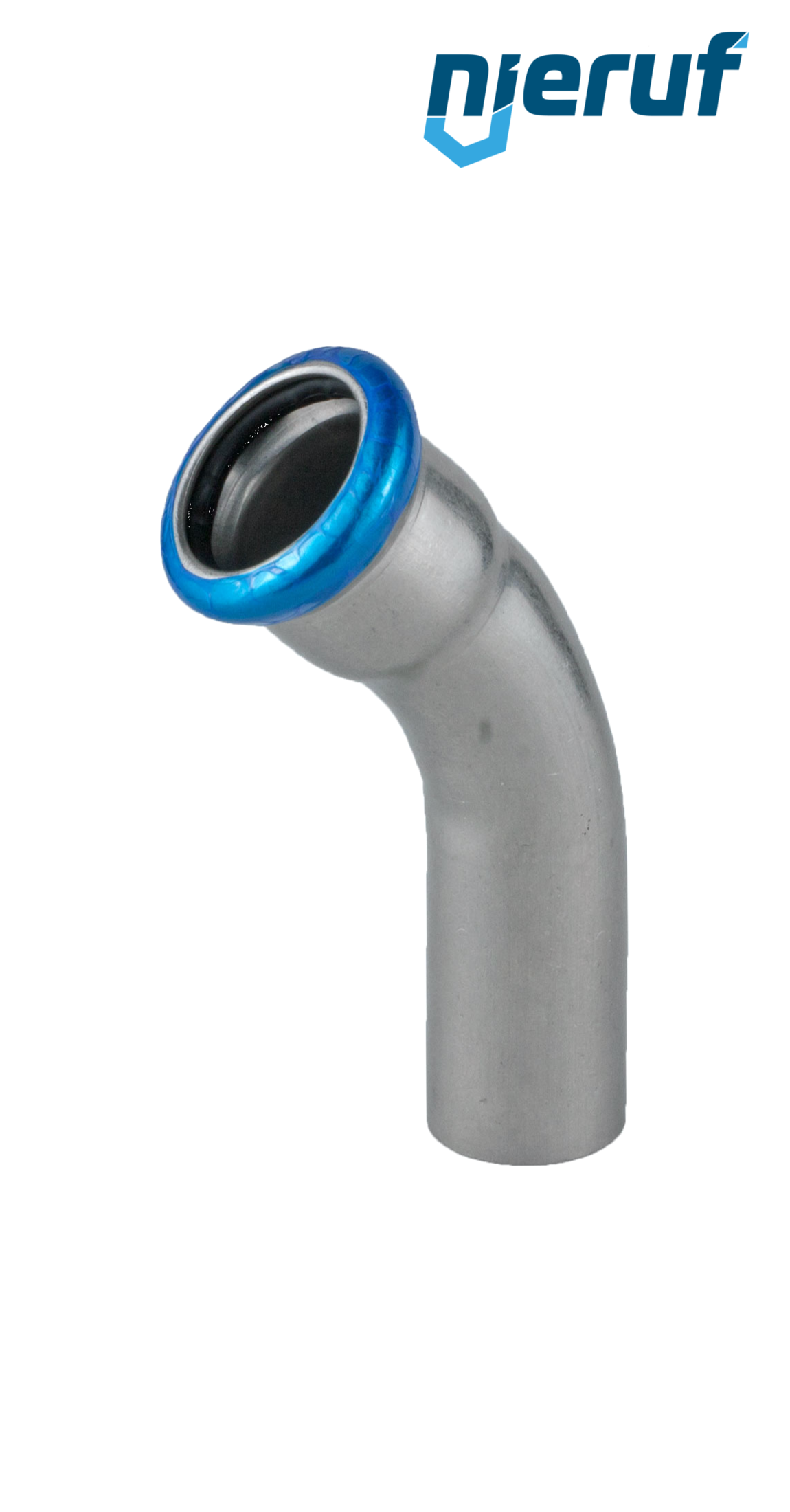 Codo 45° Pressfitting H x M DN12 - 15,0 mm Acero inoxidable