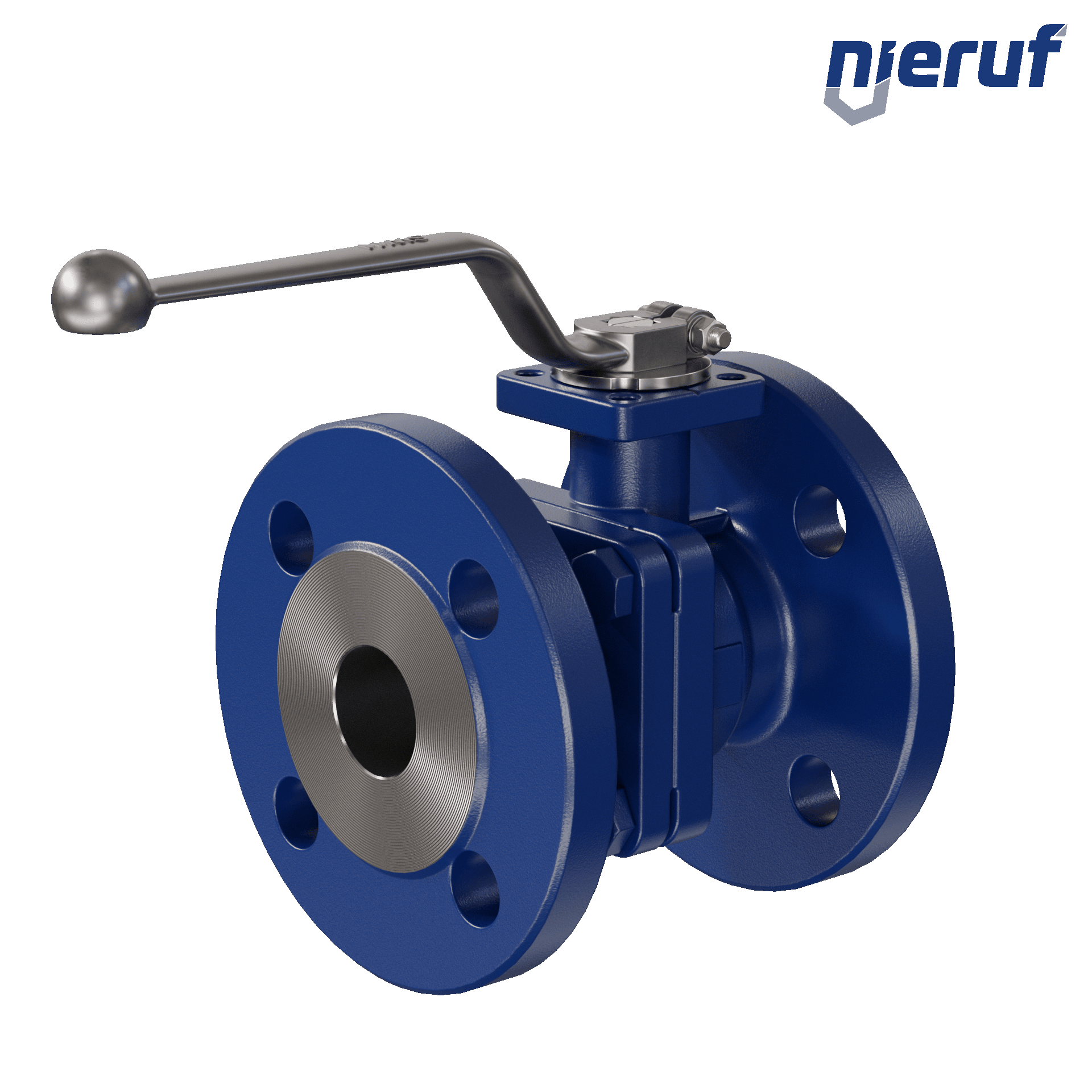valvola a sfera flangiata per alte temperature FK12 DN32 PEEK guarnizione