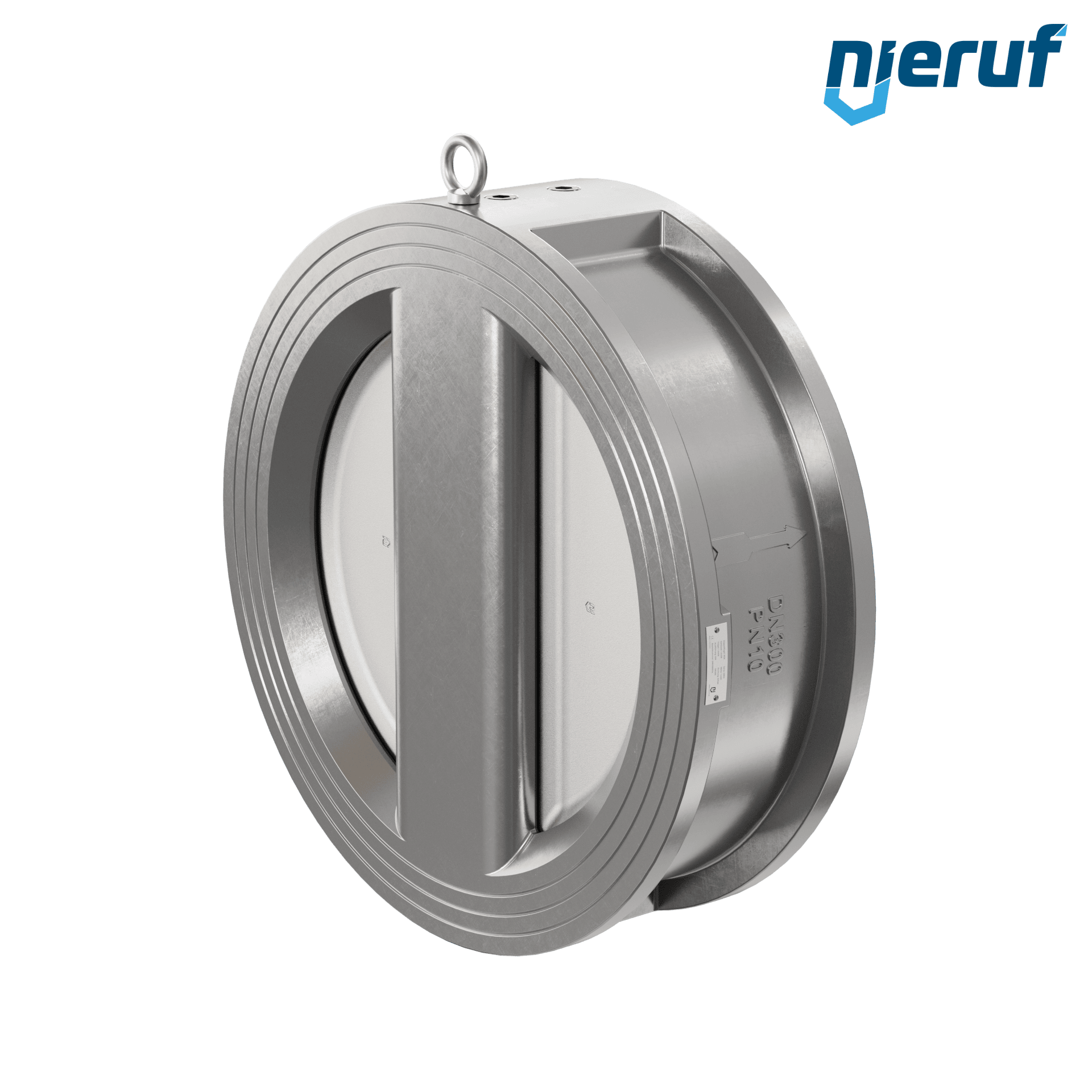 valvola di ritegno a doppio battente DN300 DR03 acciaio inossidabile 1.4408 EPDM