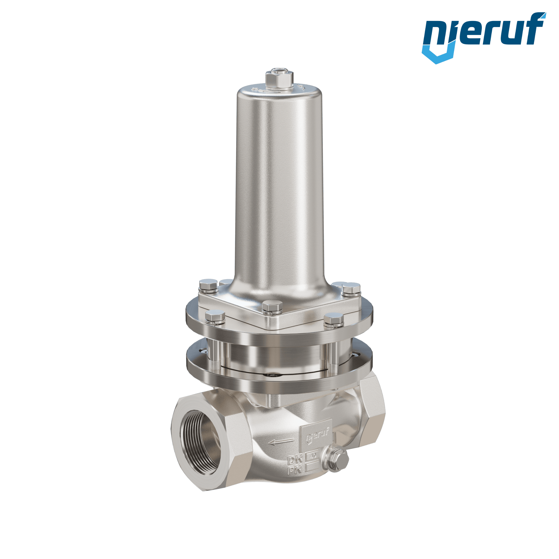 riduttori di pressione 1 1/2" pollici NPT DM21 acciaio inossidabile PTFE / EPDM / FEPM 0.3 - 2.0 bar
