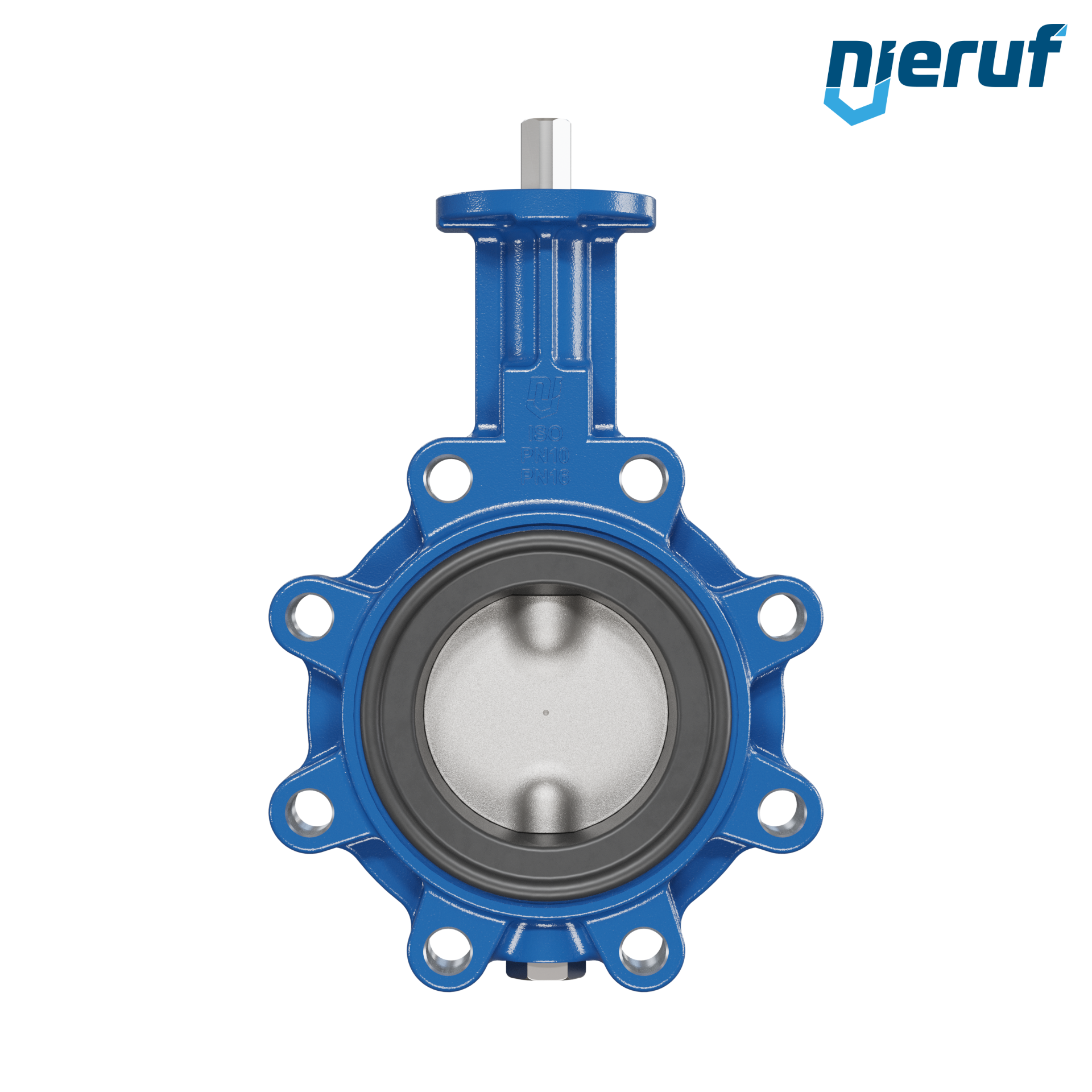 Butterfly valve AK02 DN 80 PN10-PN16 FDA without lever