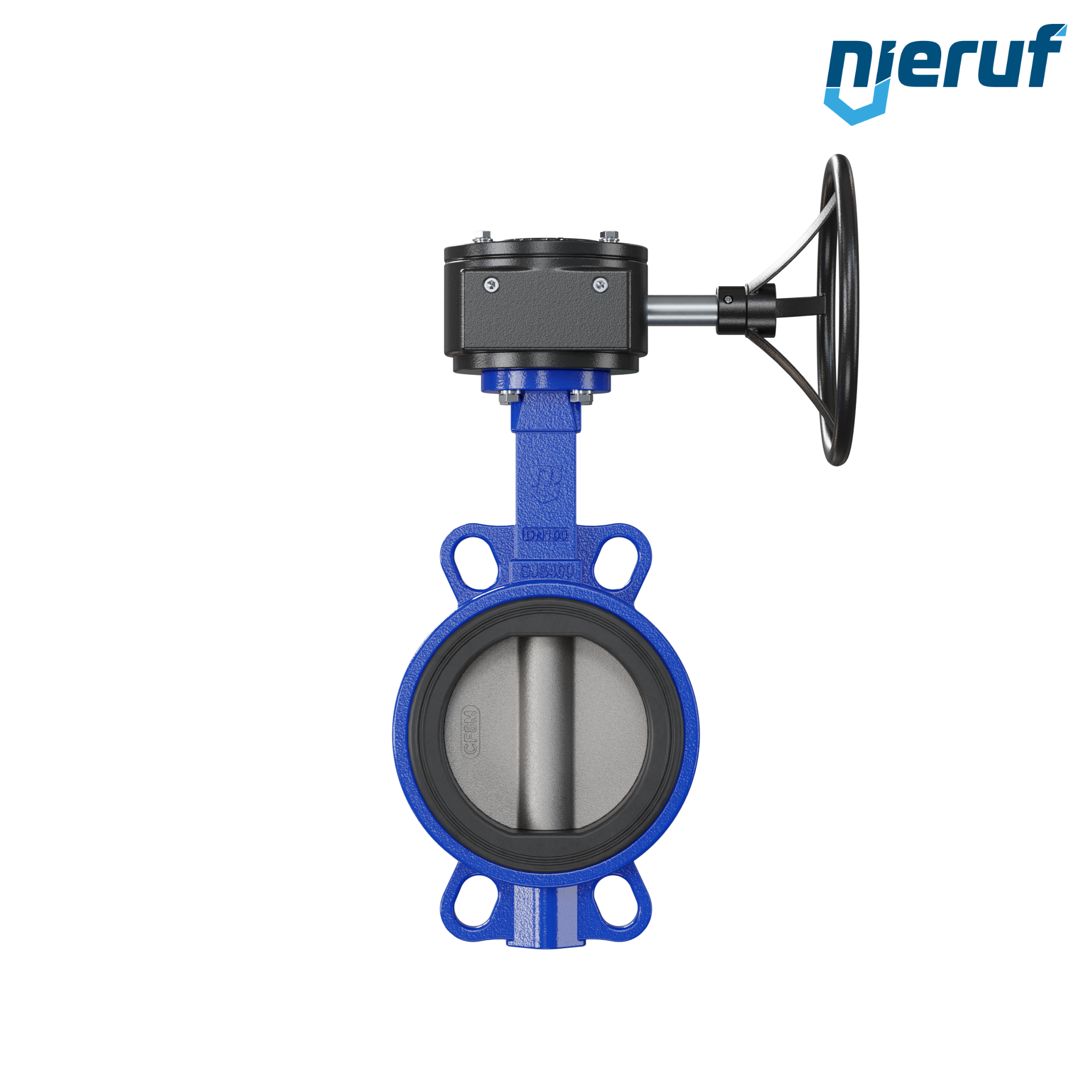 valvola a farfalla DN 100 PN16 AK05 NBR volantino