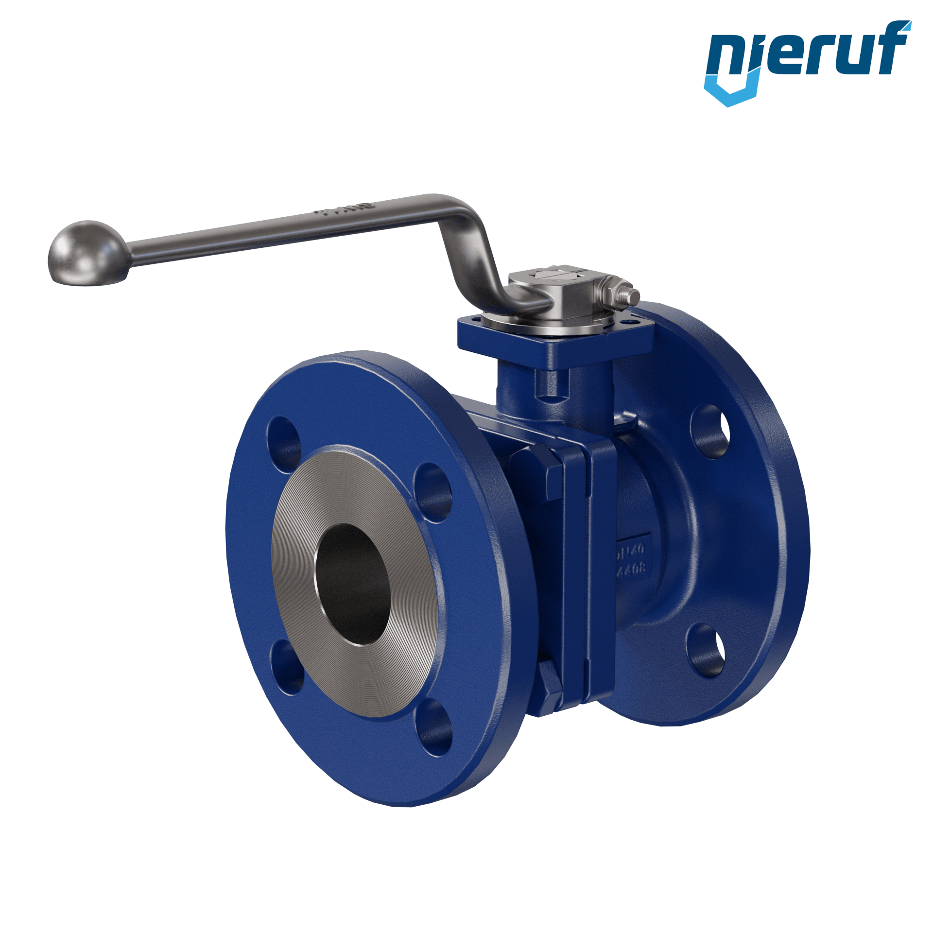 valvola a sfera flangiata per alte temperature FK12 DN40 PN40 in acciaio fuso 1.0619 fino a +25