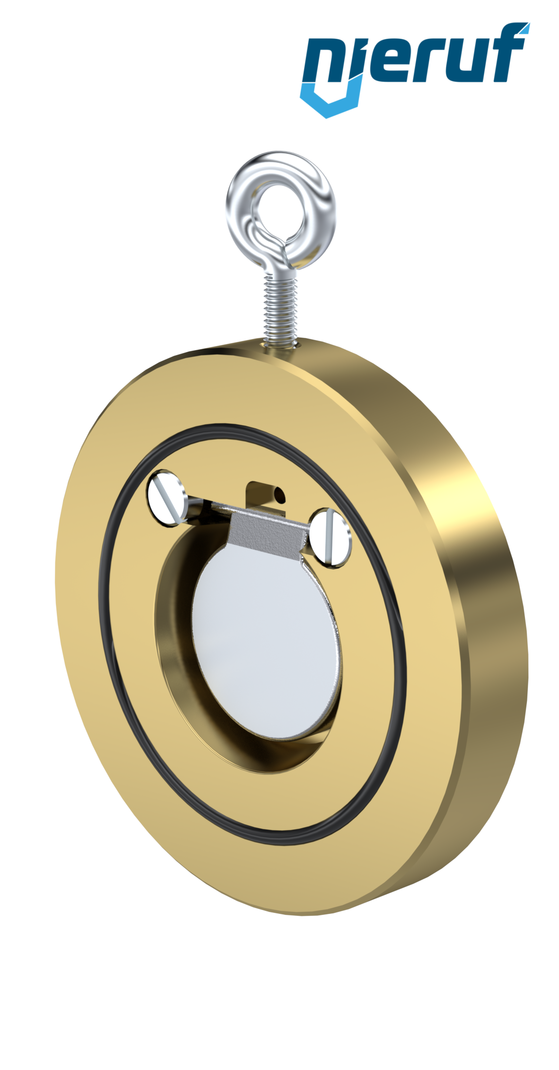Zwischenflansch-Rückschlagklappe DN40 ZR09 Alubronze 2.0975 EPDM