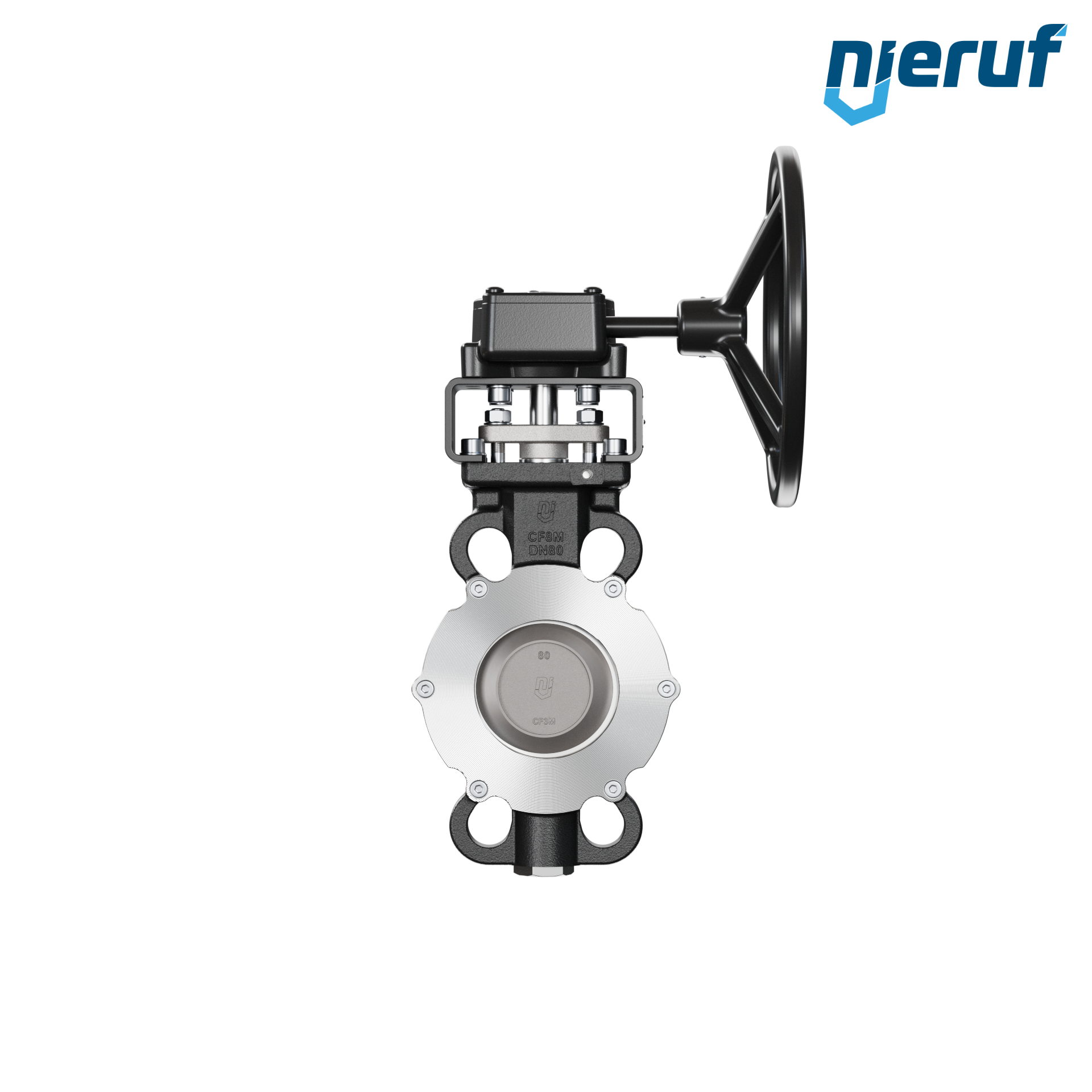 valvola a farfalla triplo eccentrico AK13 DN 80 PN10-40 ANSI150-300 volantino