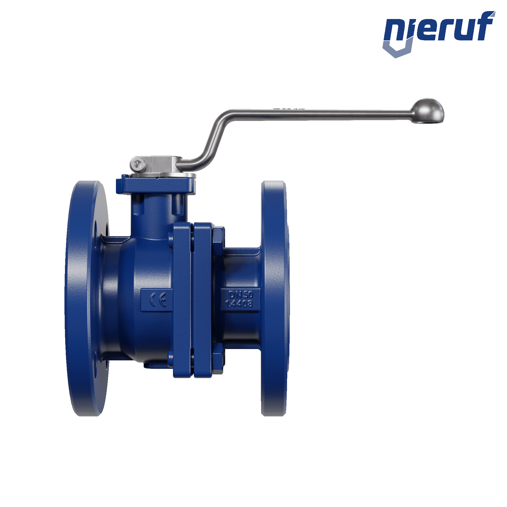 valvola a sfera flangiata per alte temperature FK12 DN50 PEEK guarnizione