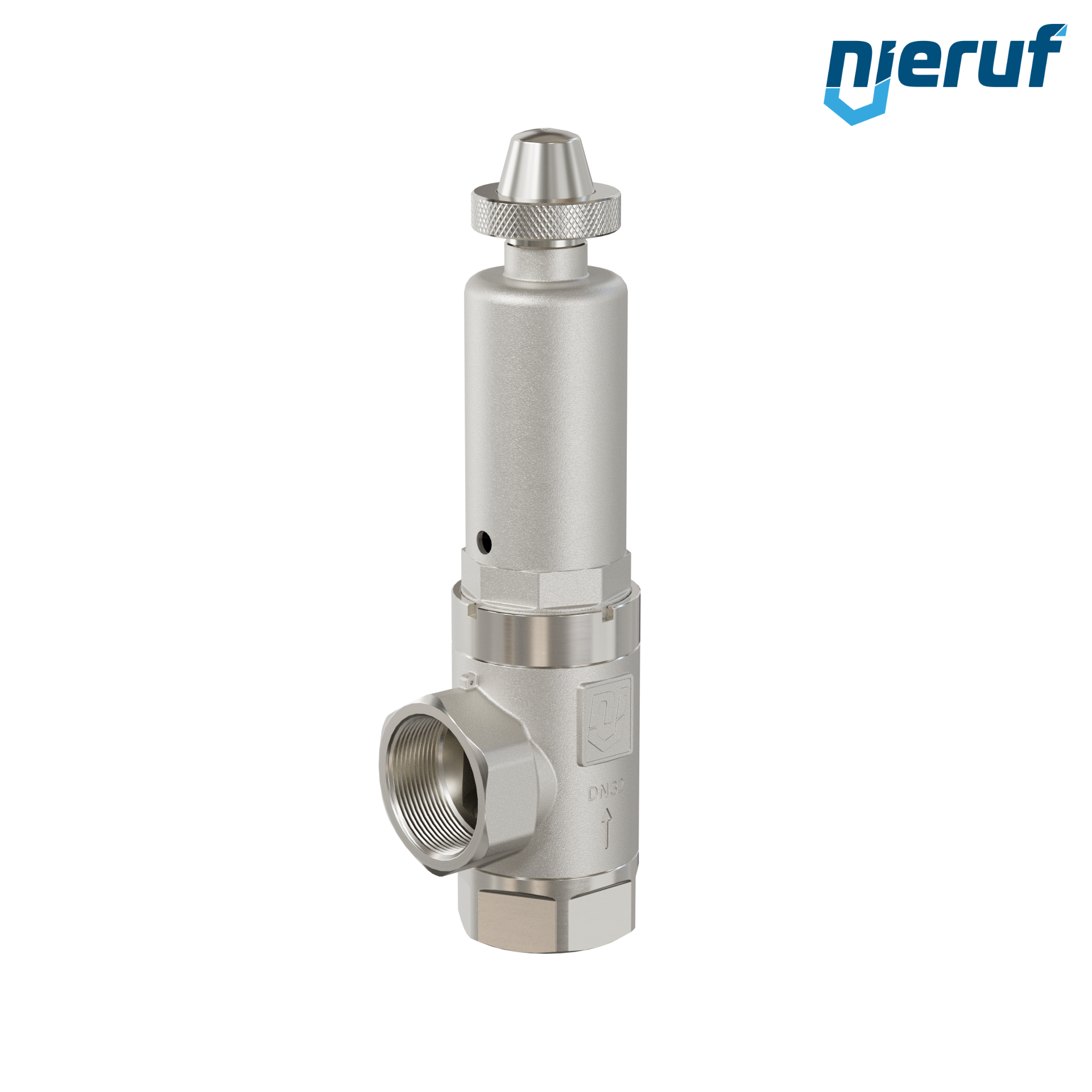 valvola di sicurezza 2" x 2" F SV10 fluidi gassosi, acciaio inox PTFE