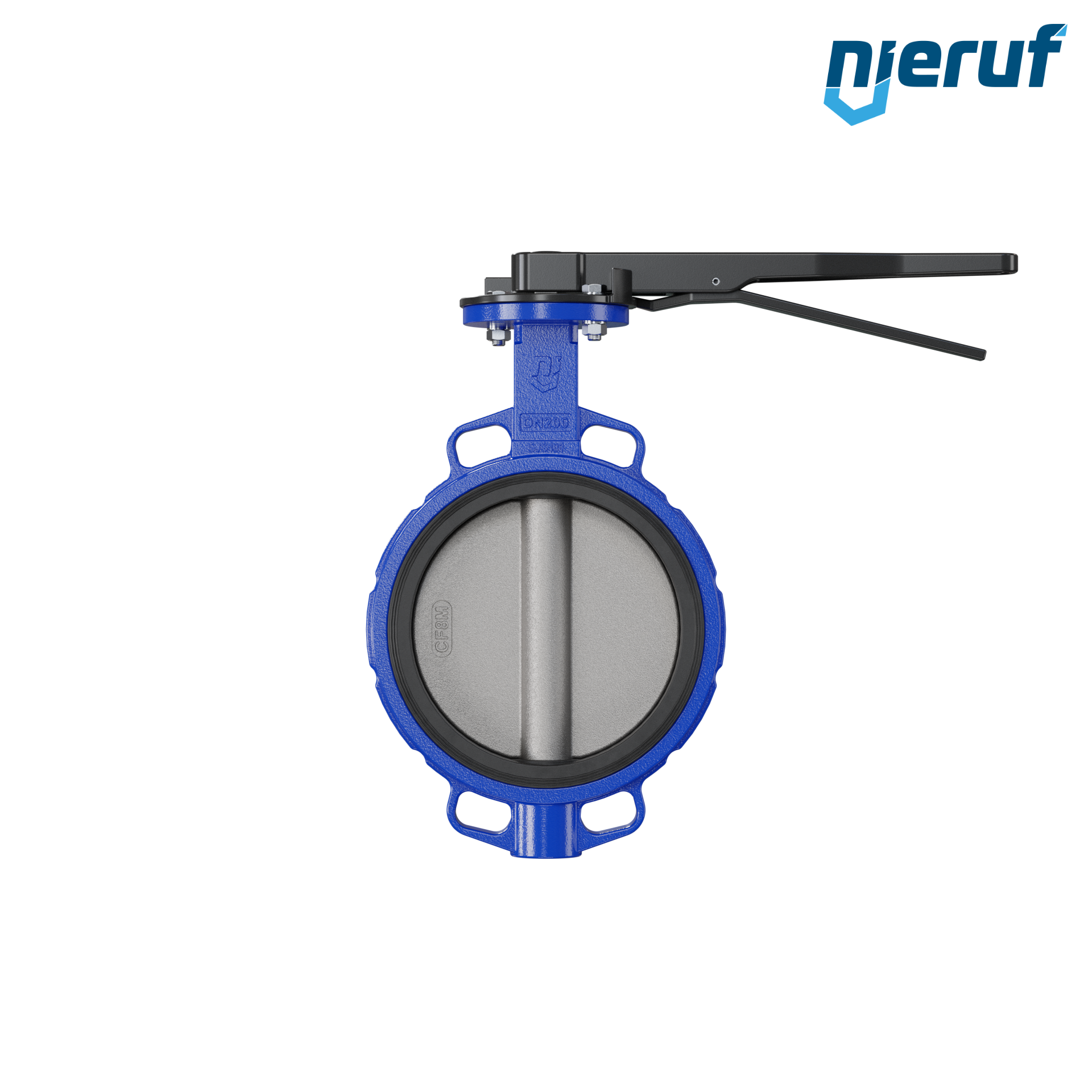 valvola a farfalla DN 200 PN16 AK05 NBR leva
