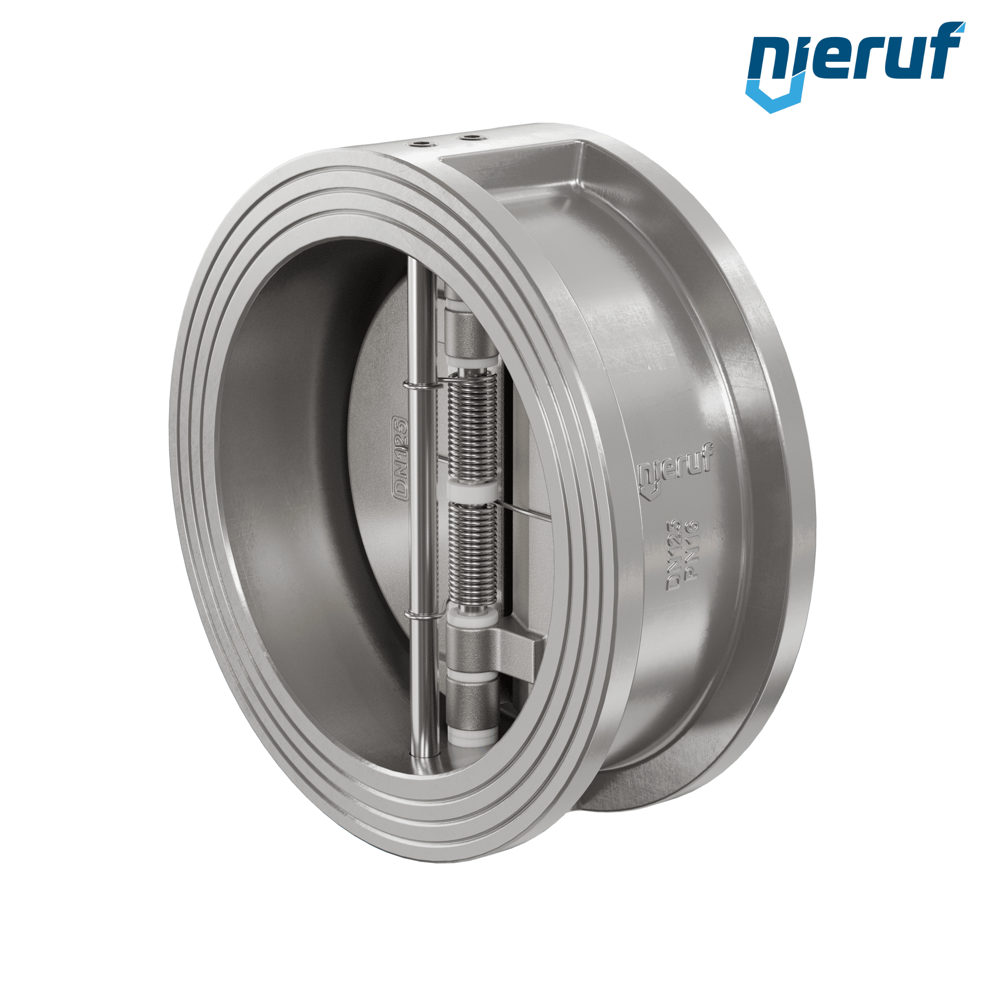 valvola di ritegno a doppio battente DN125 ANSI150 DR03 ANSI 150 acciaio inossidabile 1.4408 EPDM