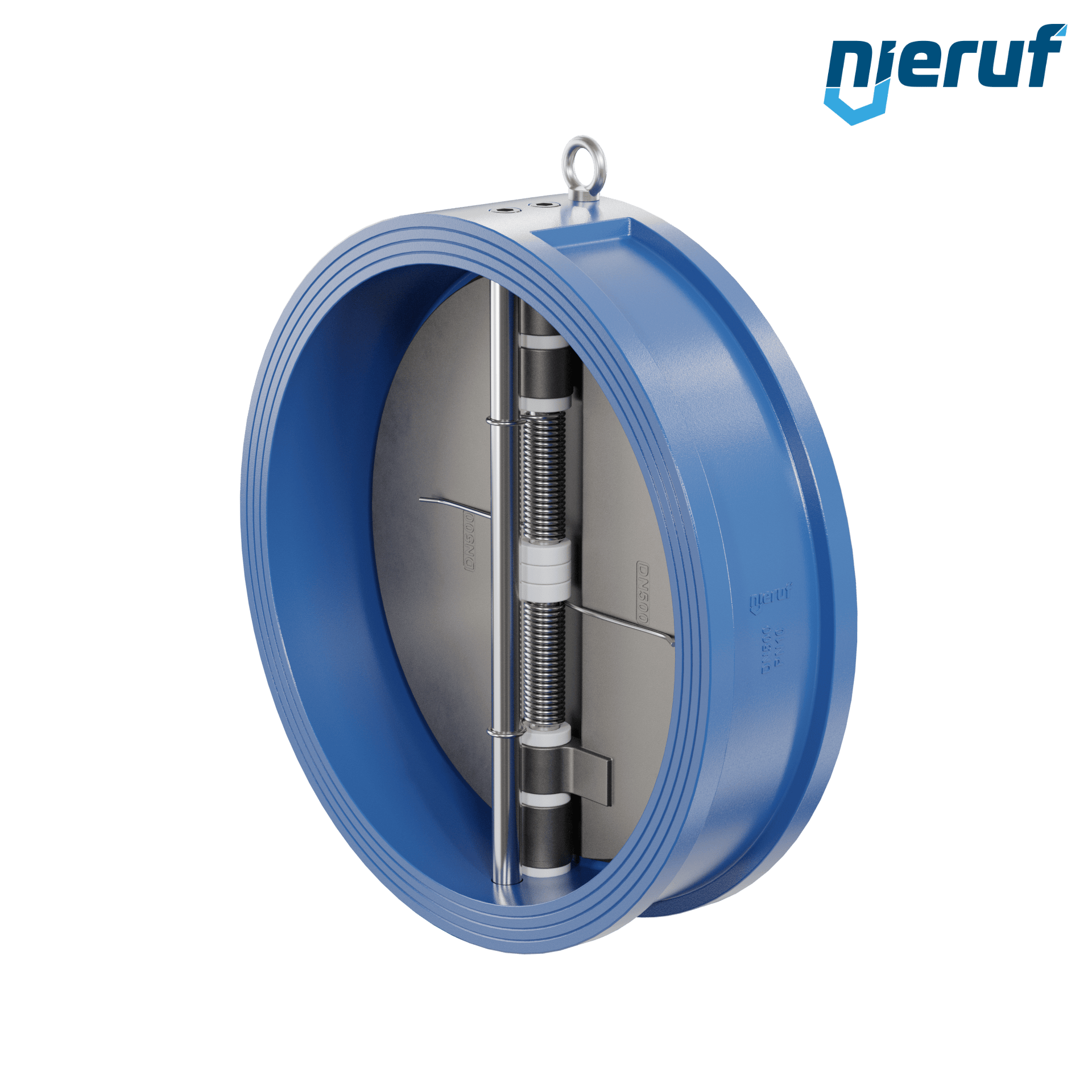 valvola di ritegno a doppio battente DN500 DR01 GGG40 NBR