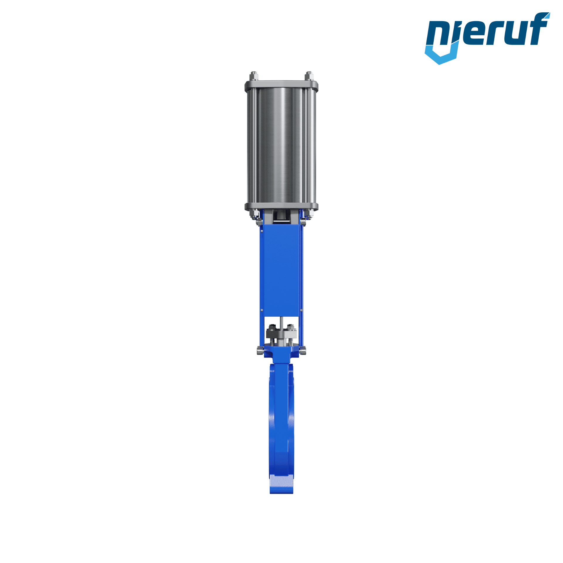 valvola a ghigliottina DN 200 SR02 NBR attuatore pneumatico a doppio effetto