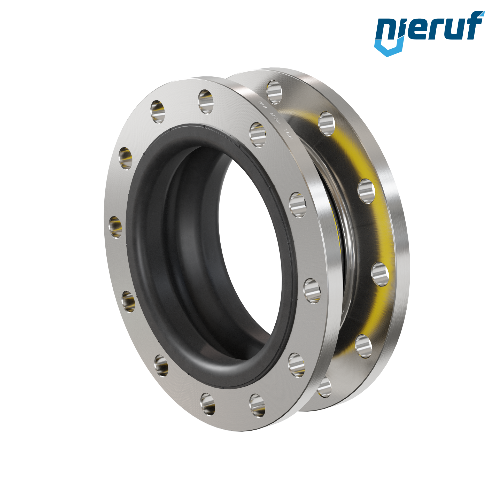 Compensatore DN250 PN16 tipo KP04 flange acciaio inox, manicotto NBR