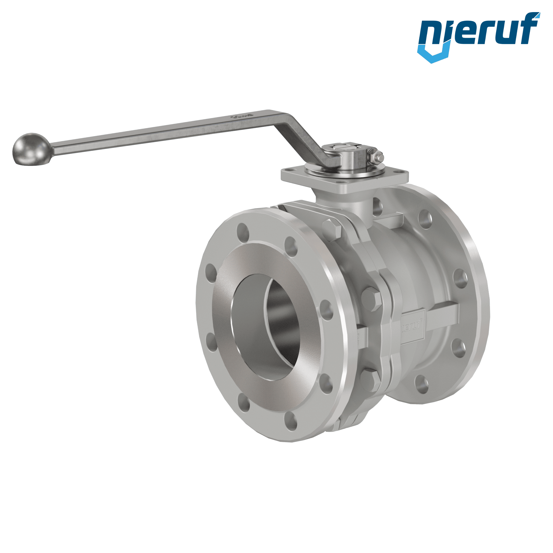 valvola a sfera flangiata per alte temperature FK12 DN100 Antimonio-Carbone guarnizione