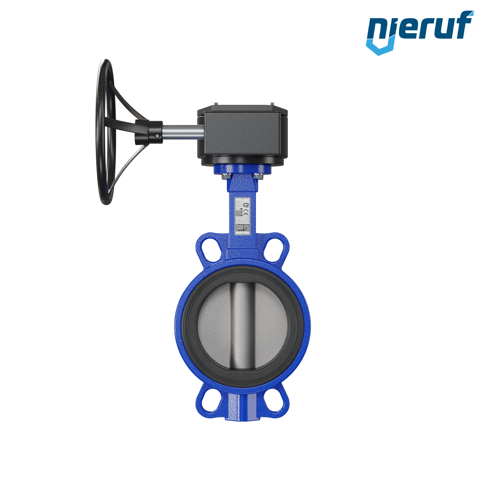 valvola a farfalla DN 100 PN16 AK05 NBR volantino
