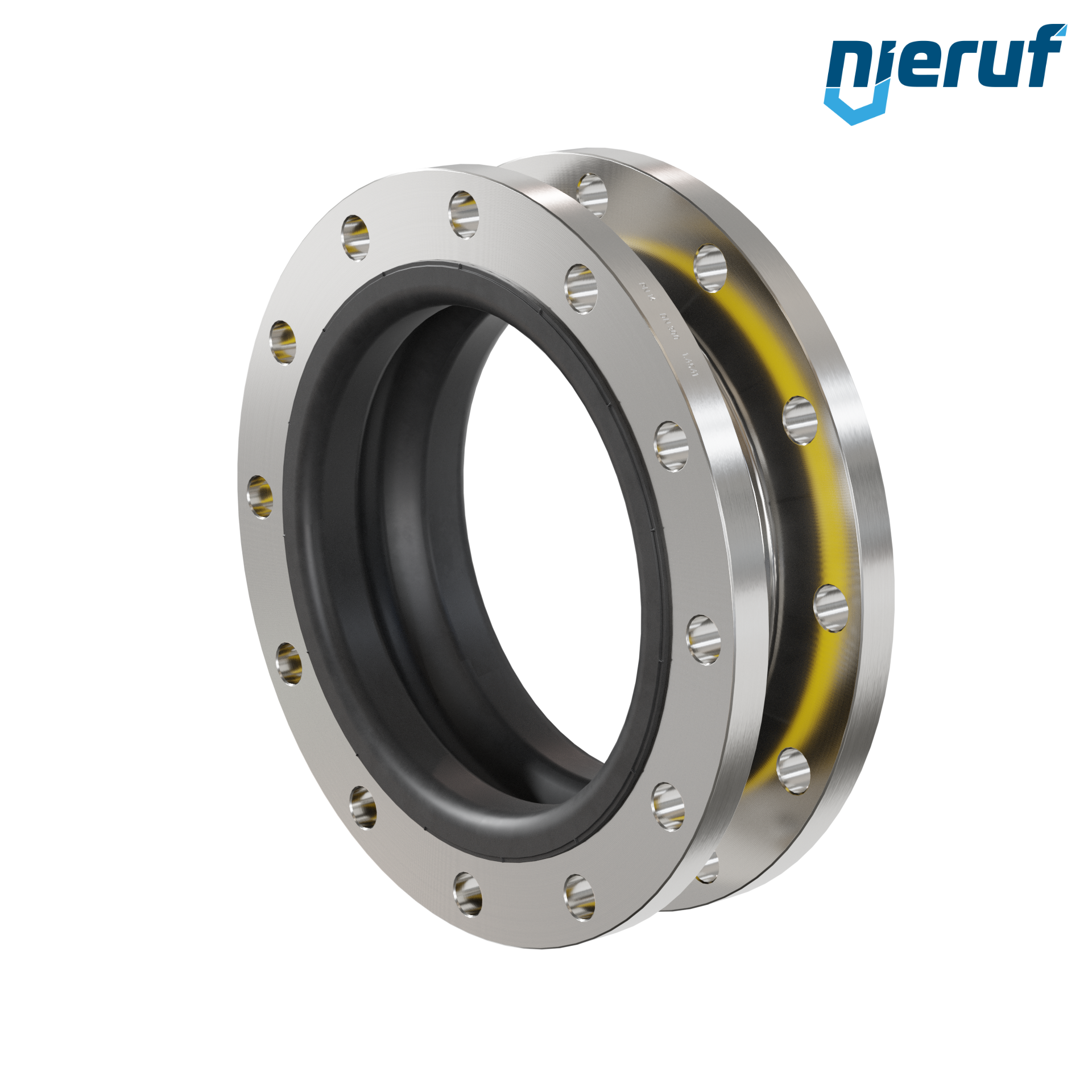 Compensatore DN300 PN16 tipo KP04 flange acciaio inox, manicotto NBR