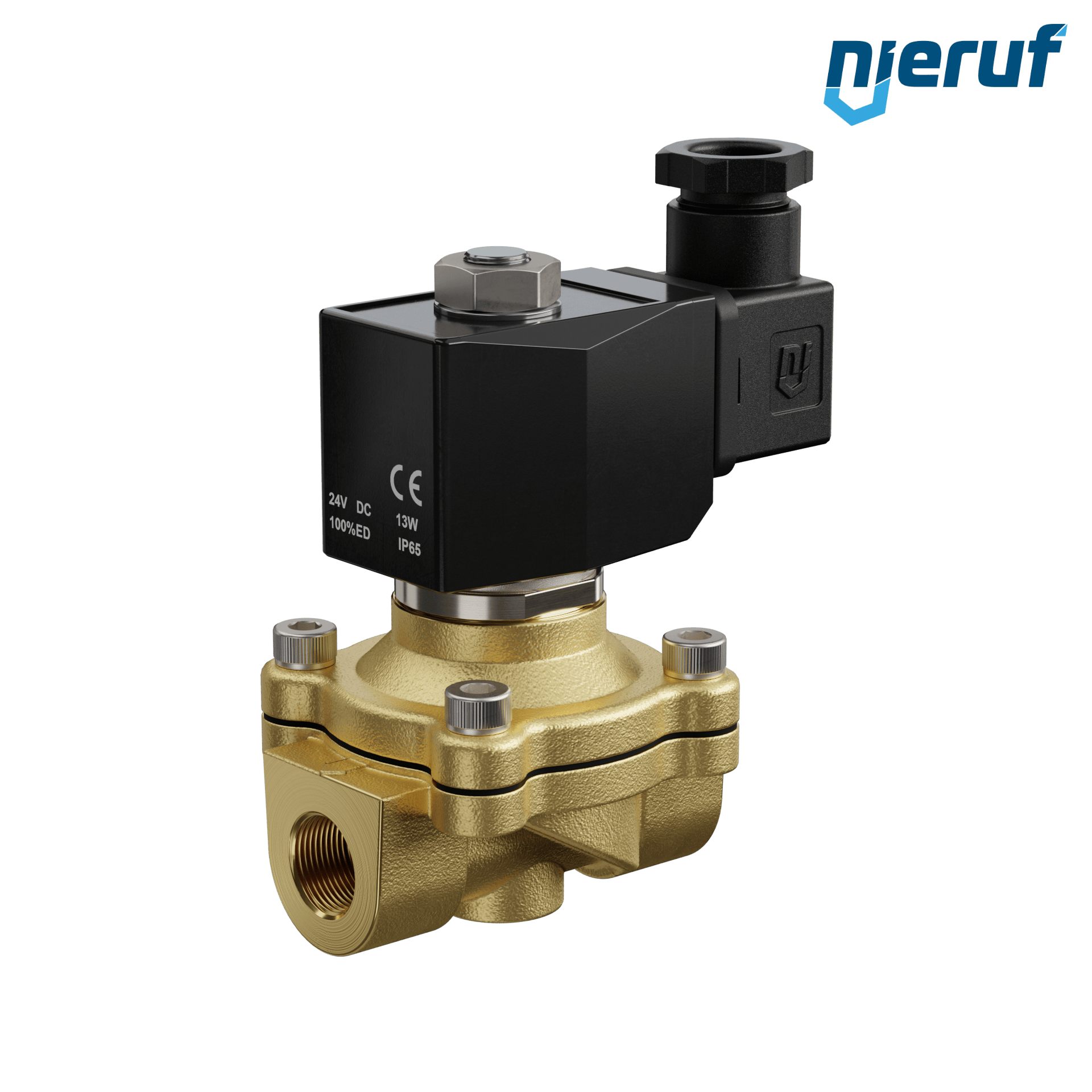 elettrovalvola per il vuoto G 3/8" pollici ottone MV06 EPDM 24V DC
