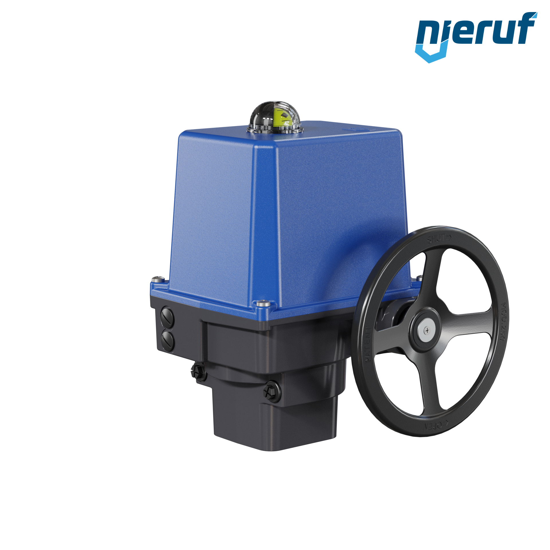 Attuatore elettrico da 1/4 di giro AN03 PSQ1003AMS13 - 360-575V AC 1000Nm IP67 ISO 5211 F12